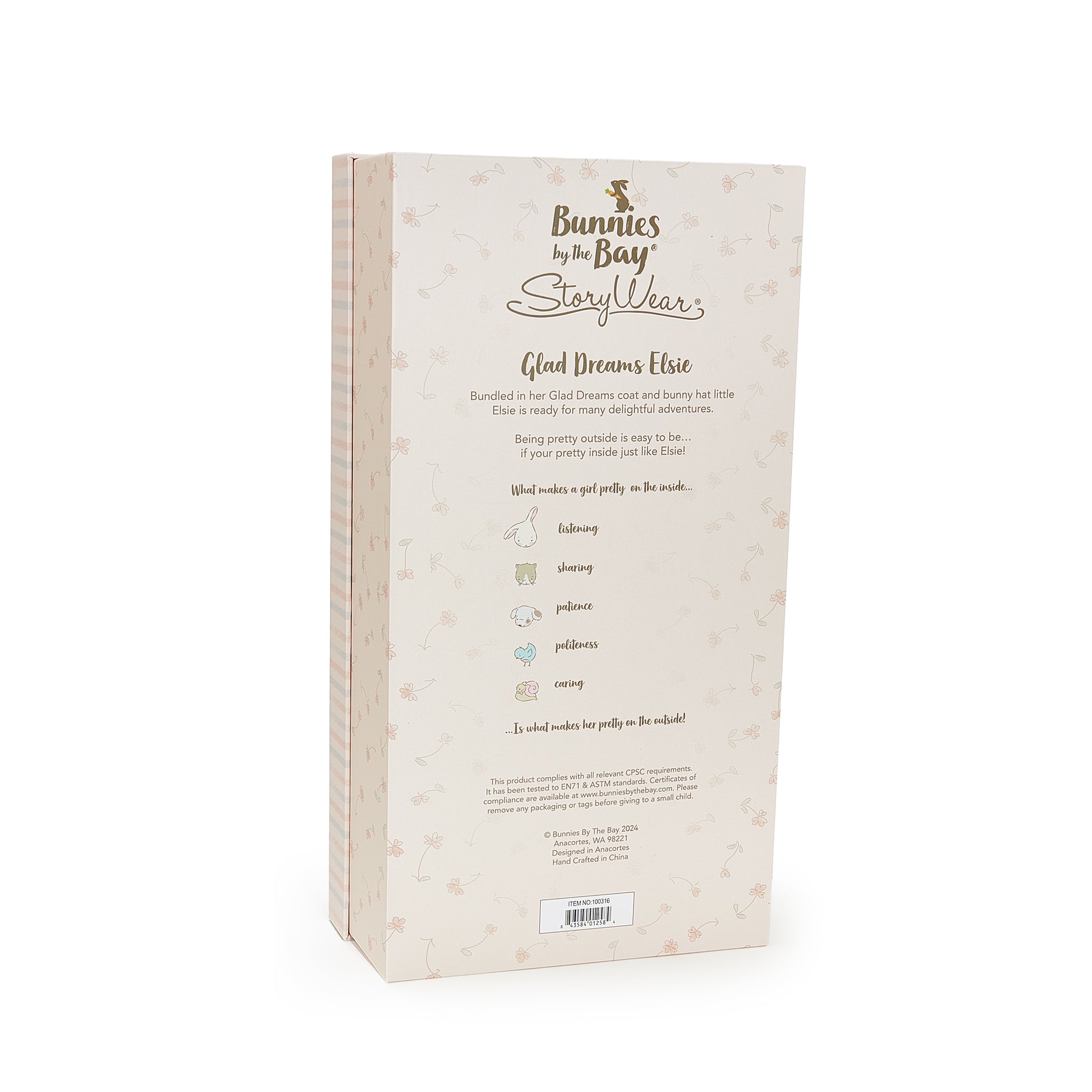 100316: Glad Dreams Elsie Doll - Brown Hair