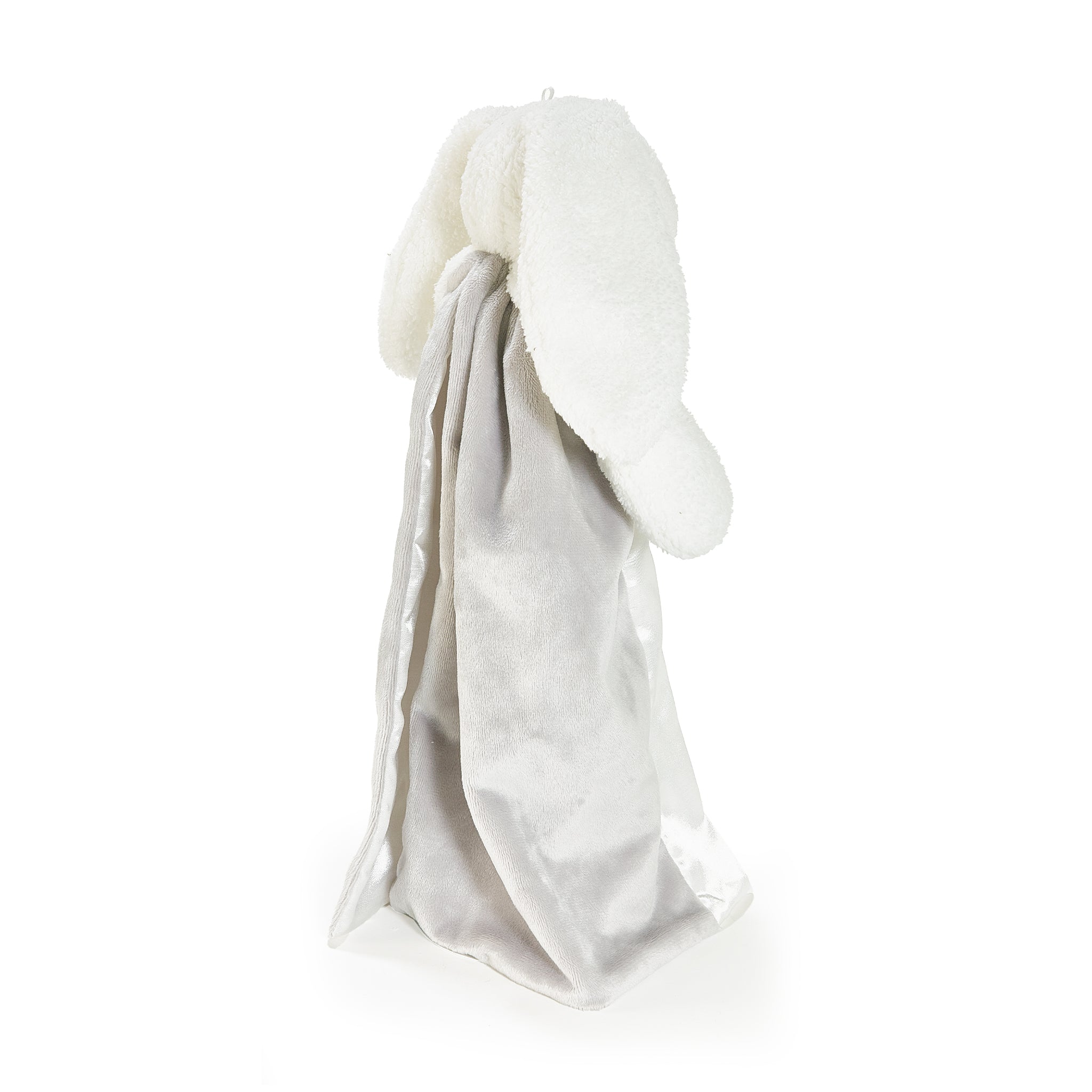 Bunnies By The Bay SIMPLE Bloom Bunny Plush Buddy Blanket, Back View Baby Lovey, personalized gift