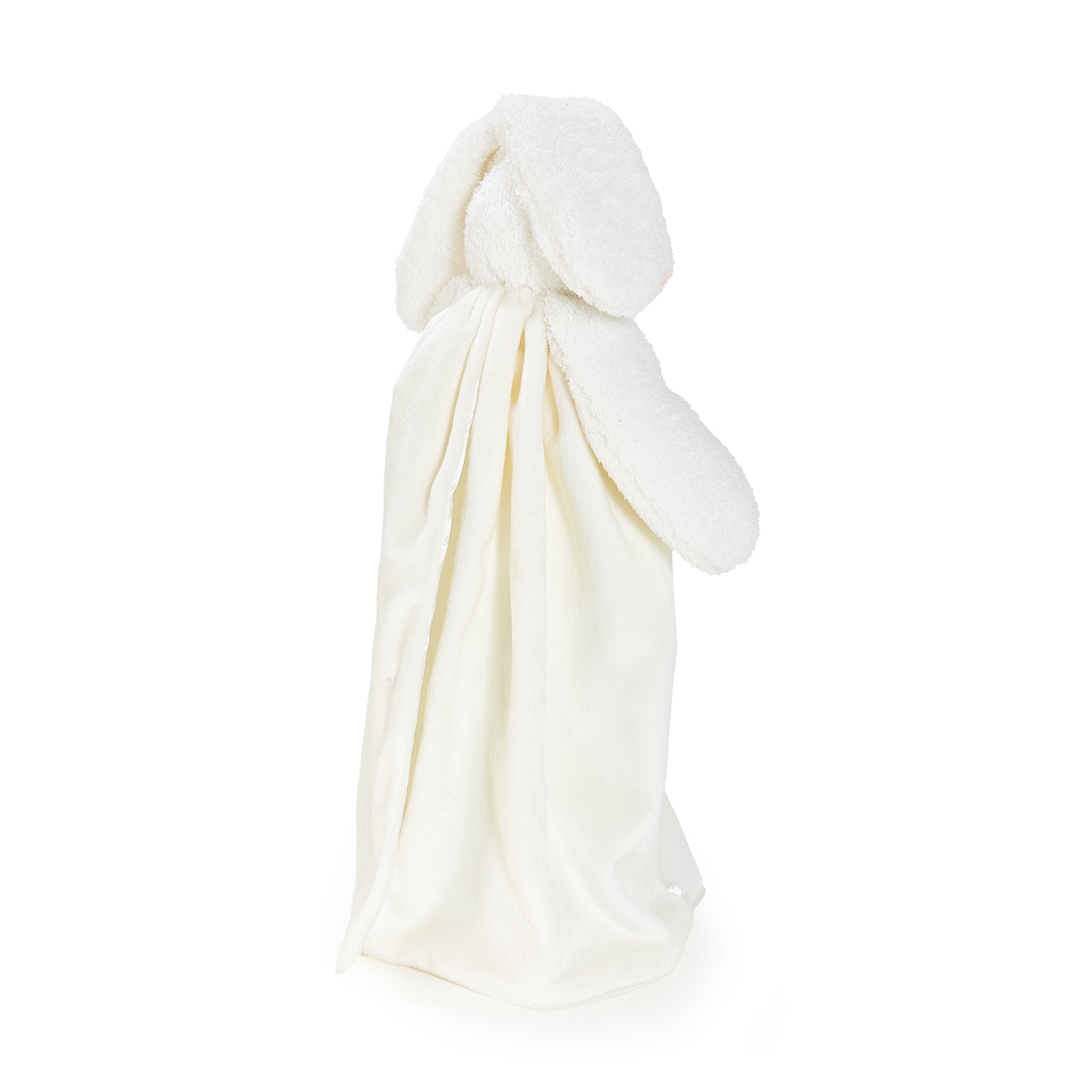 Bunnies By The Bay SIMPLE Bun Bun Bunny Plush Buddy Blanket, Back View Baby Lovey, personalized gift