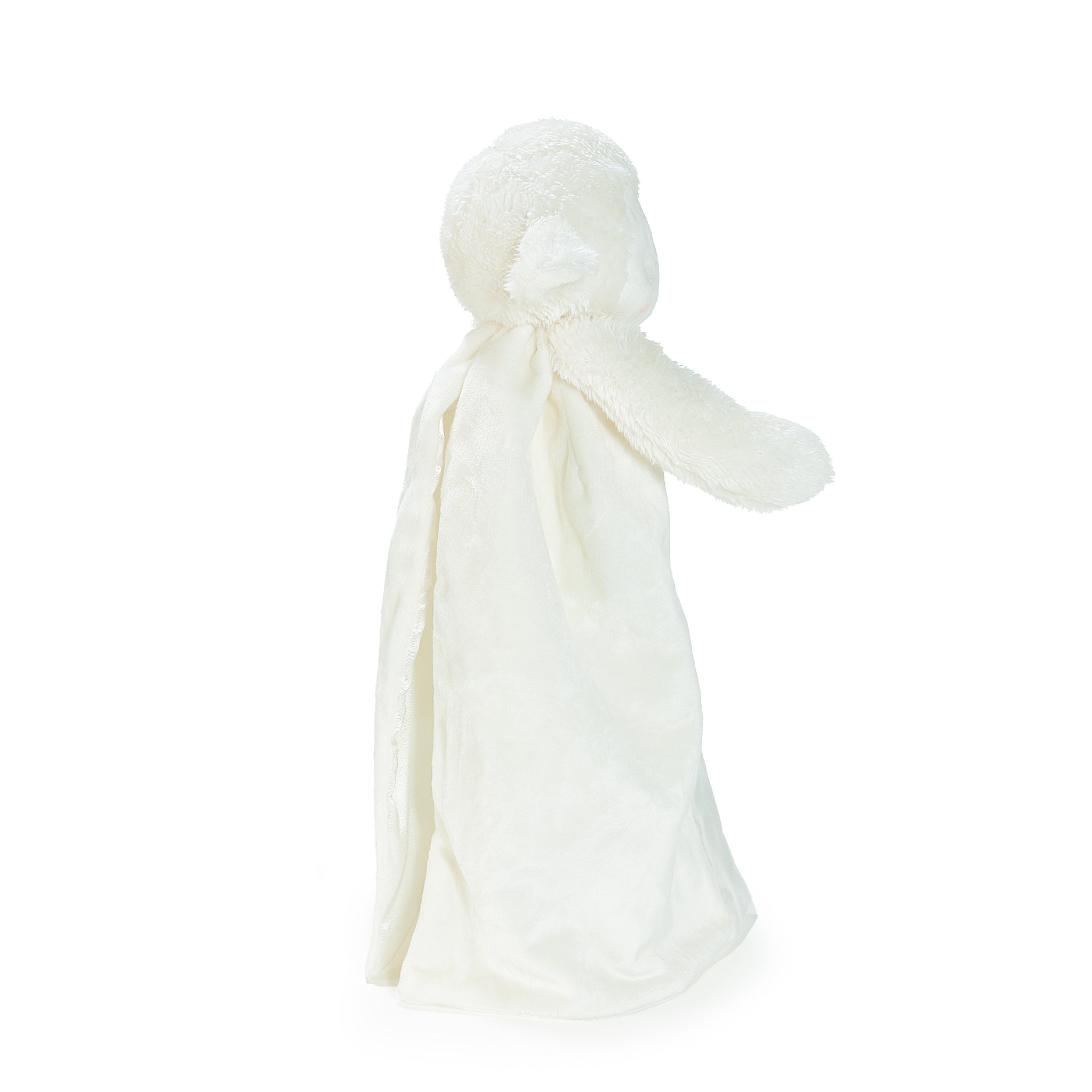 Bunnies By The Bay SIMPLE Kiddo Lamb Plush Buddy Blanket, Back View Baby Lovey, personalized gift