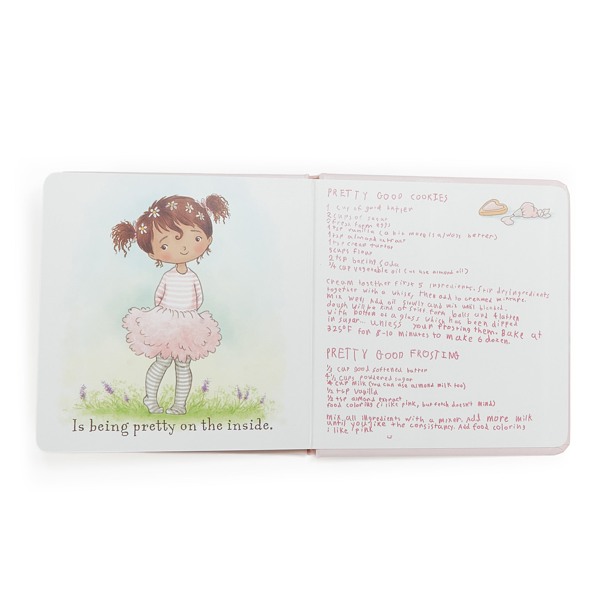 104369: A Pretty Girl Board Book - Brown Hair