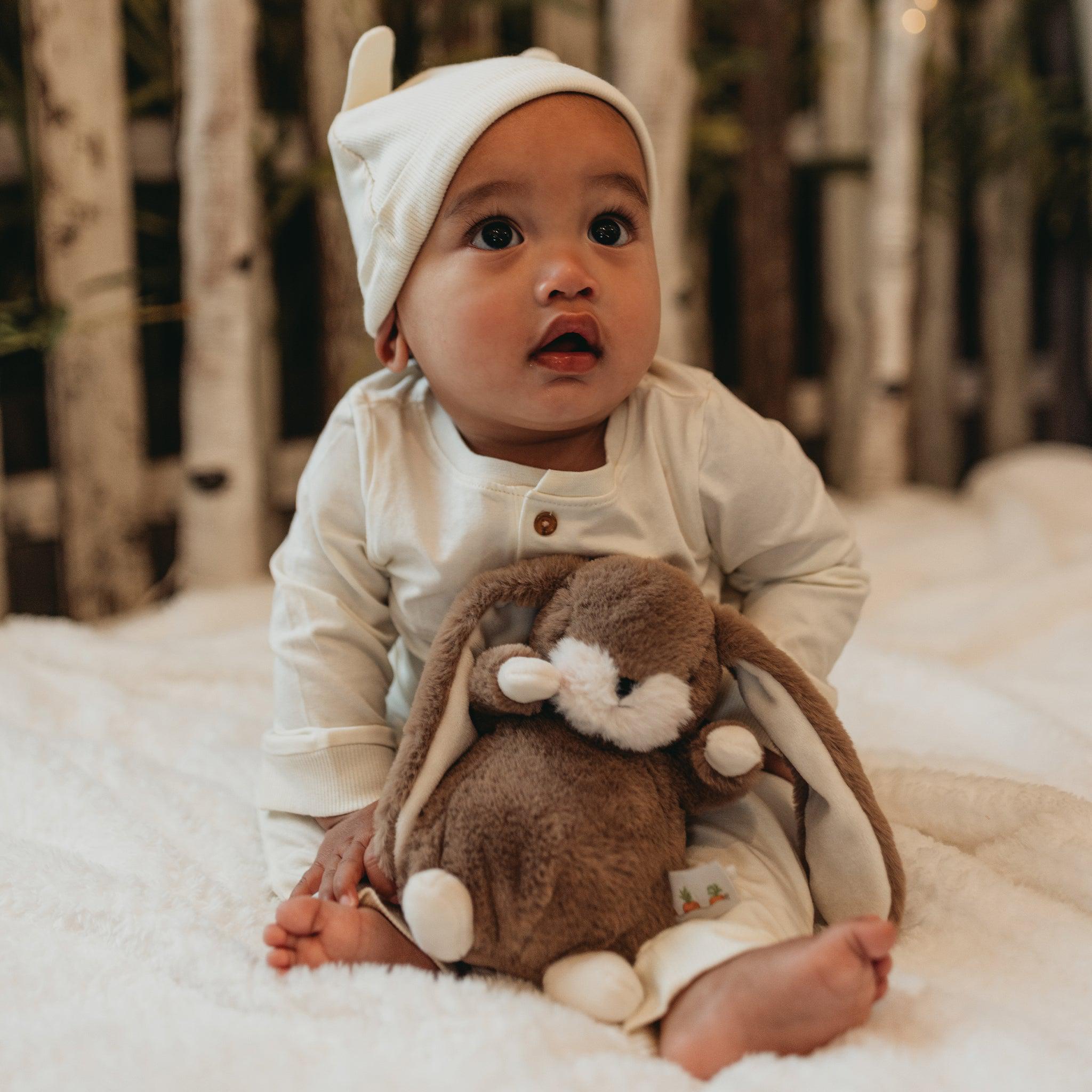 Tiny 8" Nibble Bunny - Ginger Snap-Stuffed Animal-SKU: 104423 - Bunnies By The Bay