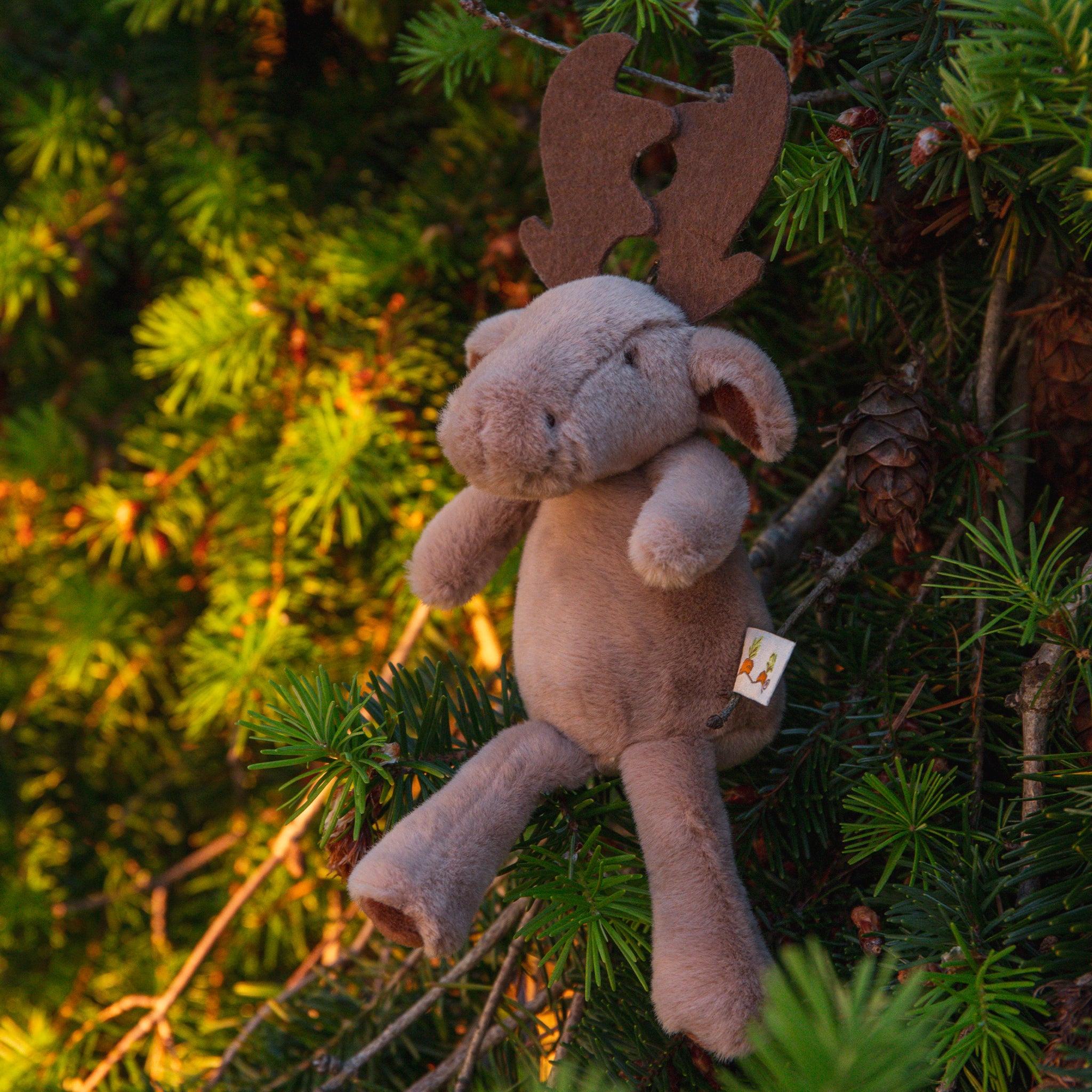 190444: Bruce the Moose Bag Charm