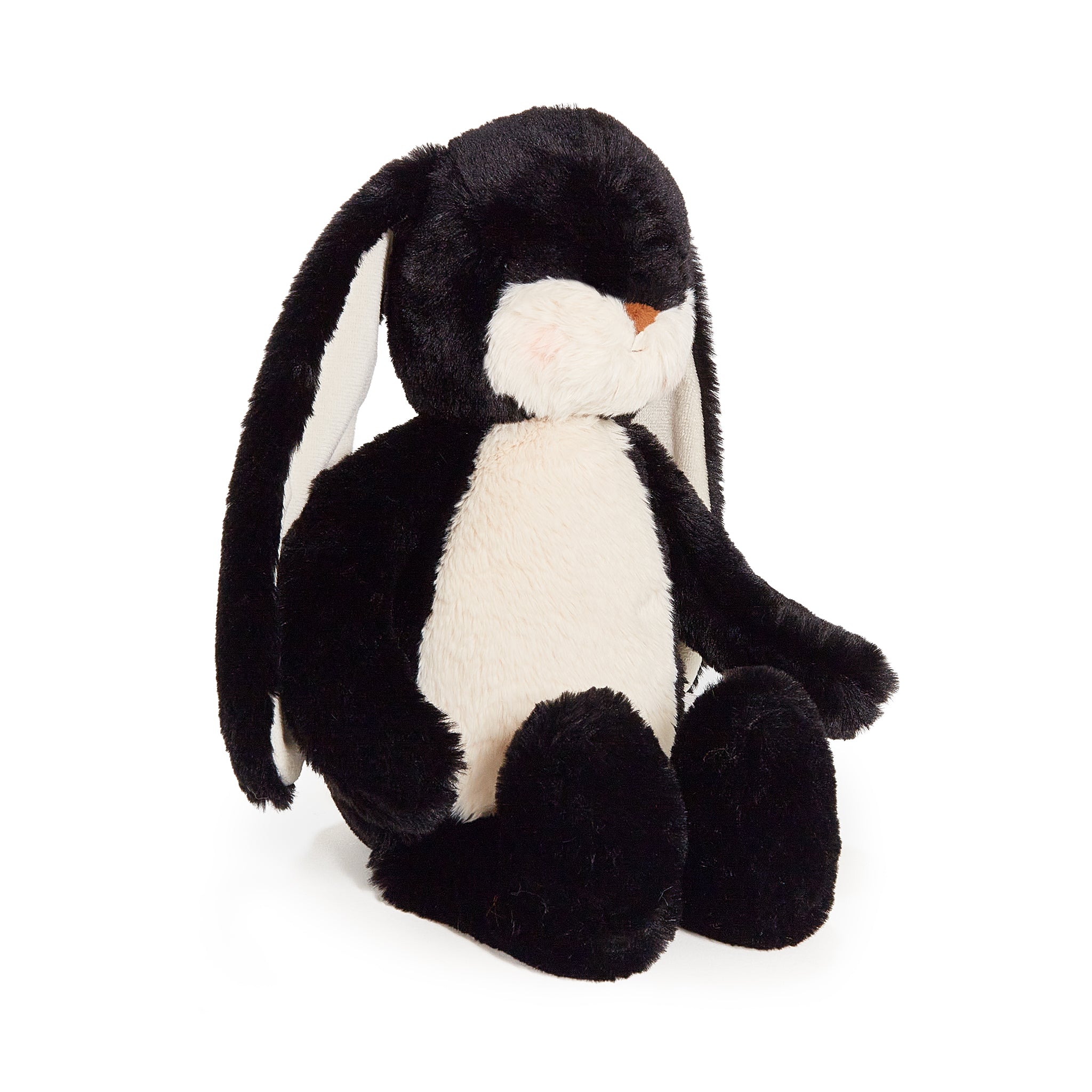 Little 12" Floppy Nibble Bunny – Black-Stuffed Animal-SKU: - Bunnies By The Bay