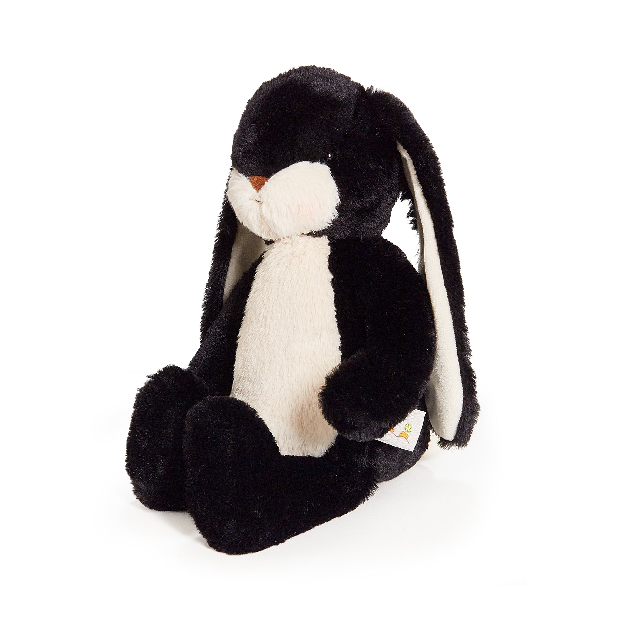 Little 12" Floppy Nibble Bunny – Black-Stuffed Animal-SKU: - Bunnies By The Bay