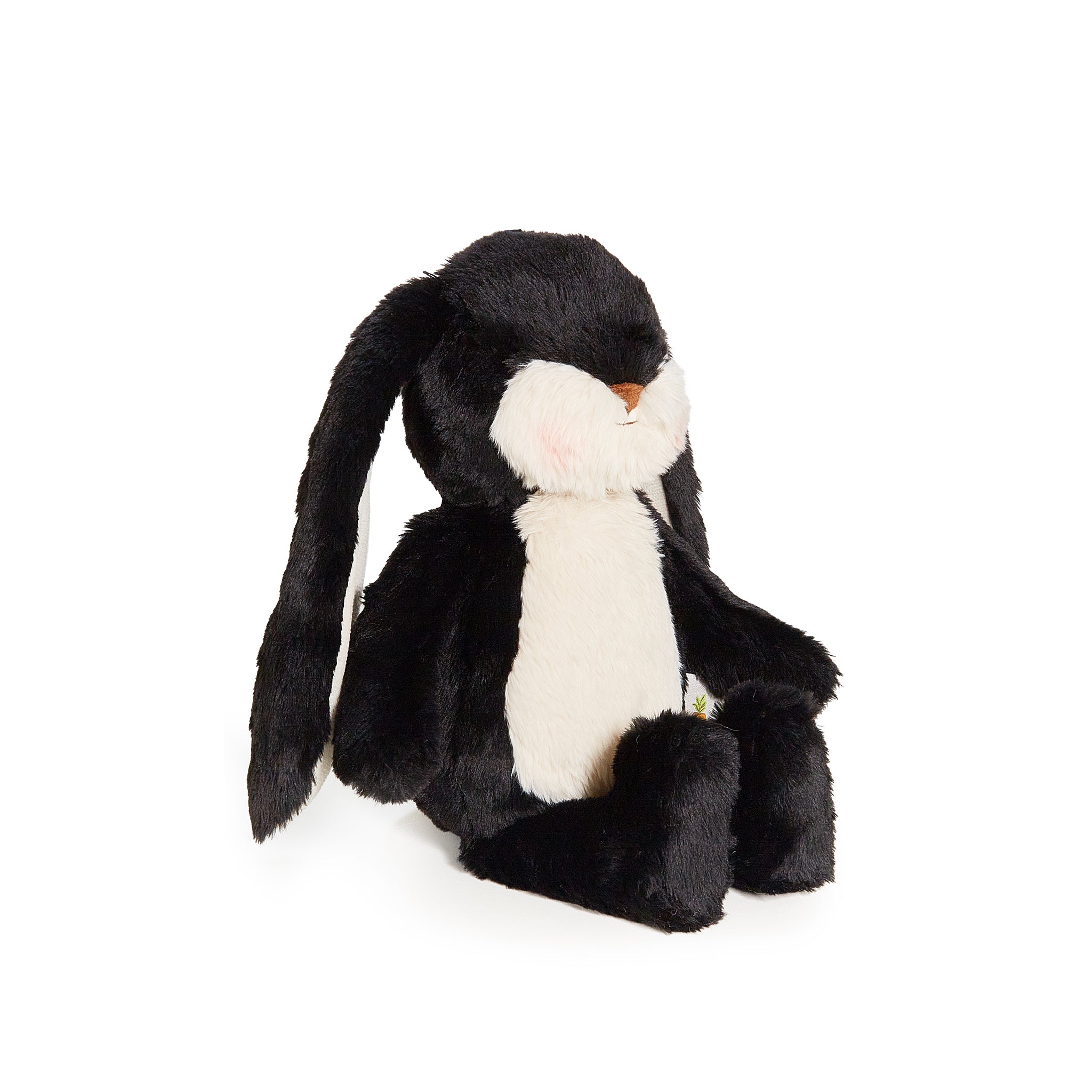 Wee 8" Floppy Nibble Bunny - Black-Stuffed Animal-SKU: - Bunnies By The Bay