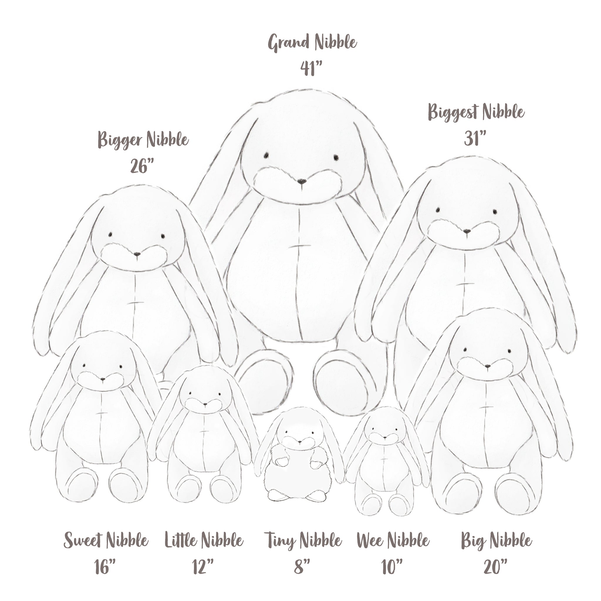 190702: Tiny 8" Nibble Bunny - Carrot