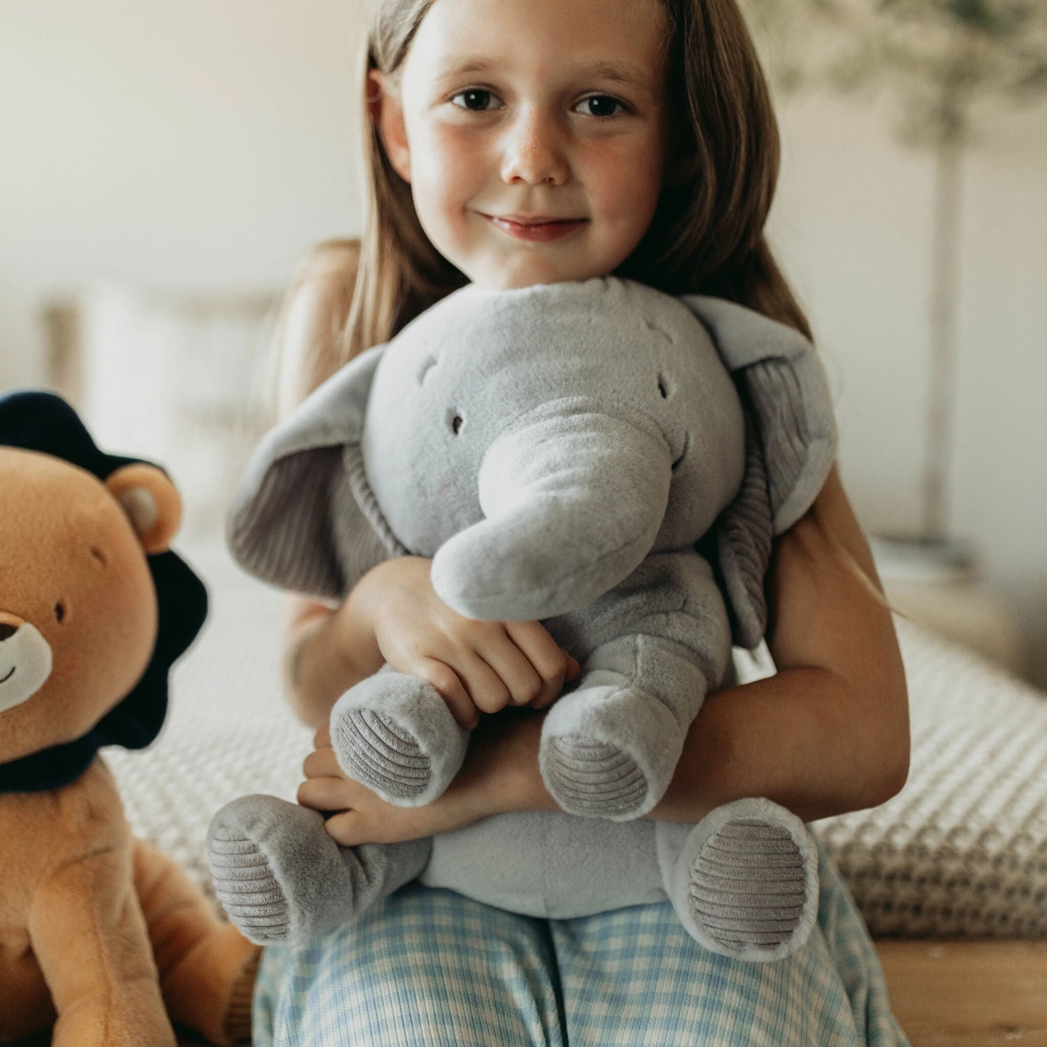 Penny the Elephant-Stuffed Animal-SKU: - Bunnies By The Bay