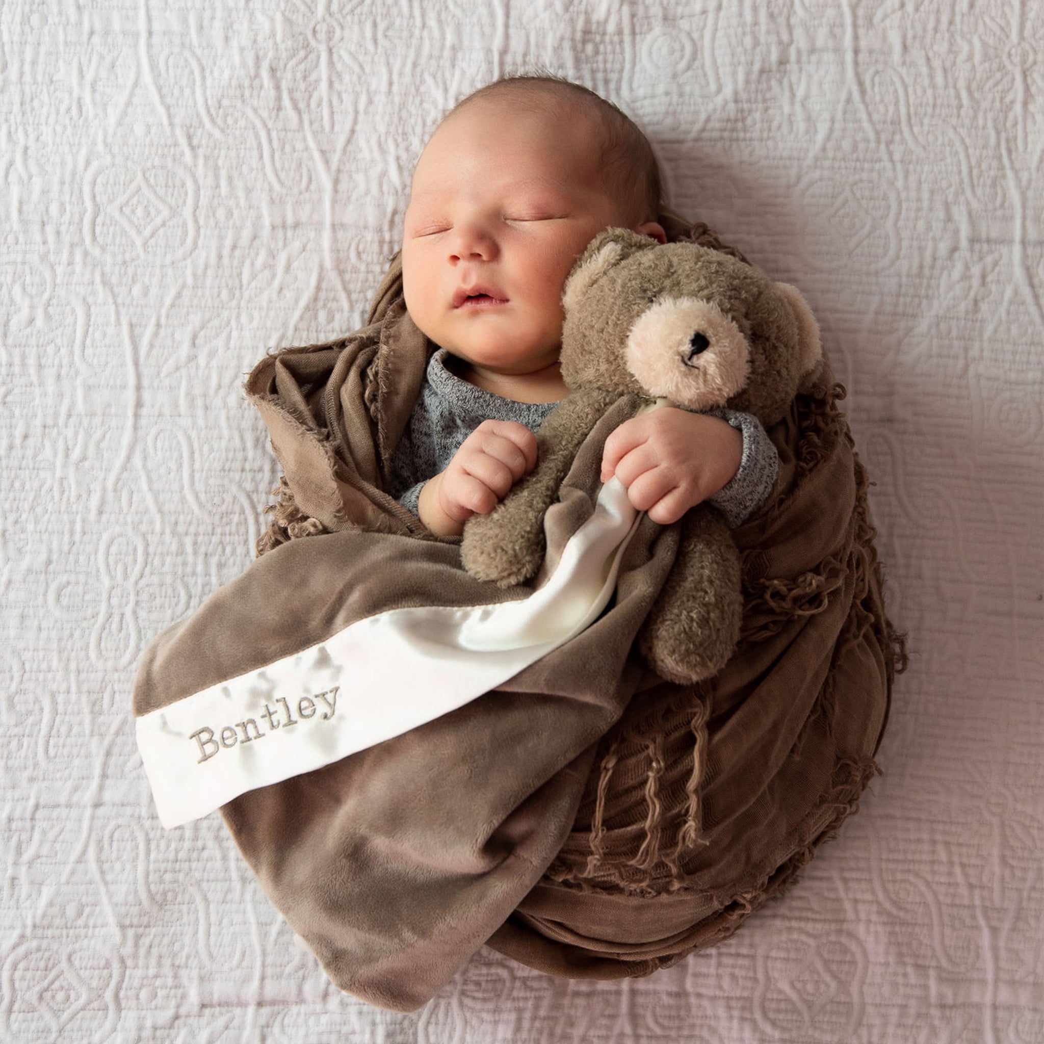 100700: Cubby the Bear Buddy Blanket