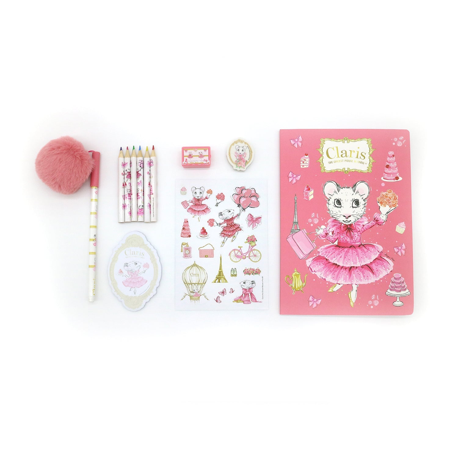 Claris The Mouse - Magnificent Mess Stationery Set-Accessories-SKU: clar2130 - Bunnies By The Bay