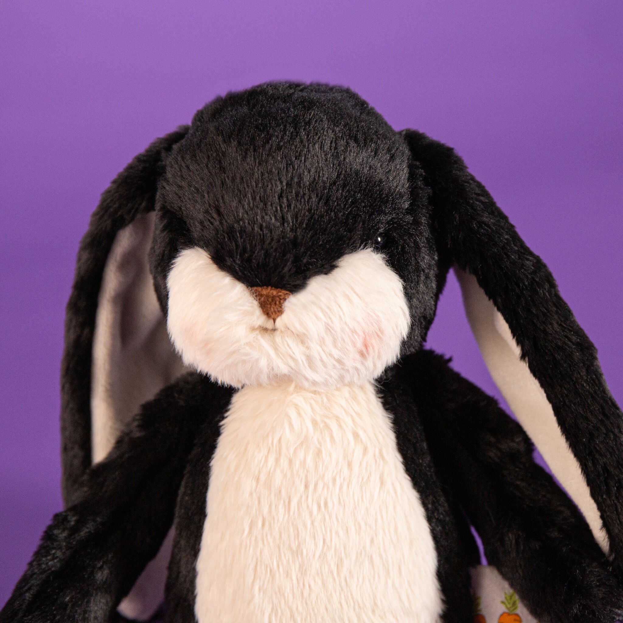 190633: Wee 8" Floppy Nibble Bunny - Black