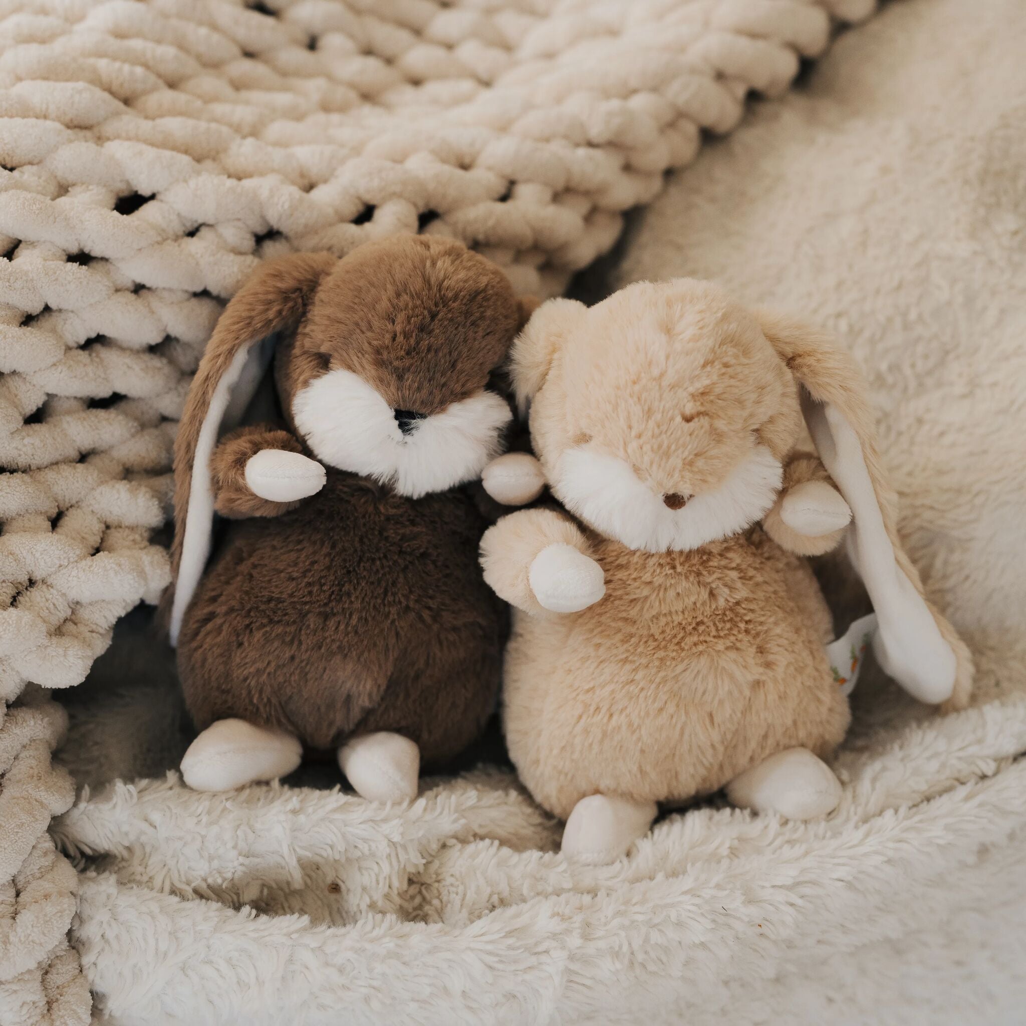 104422: Tiny Nibble Bunny 8" Almond Joy