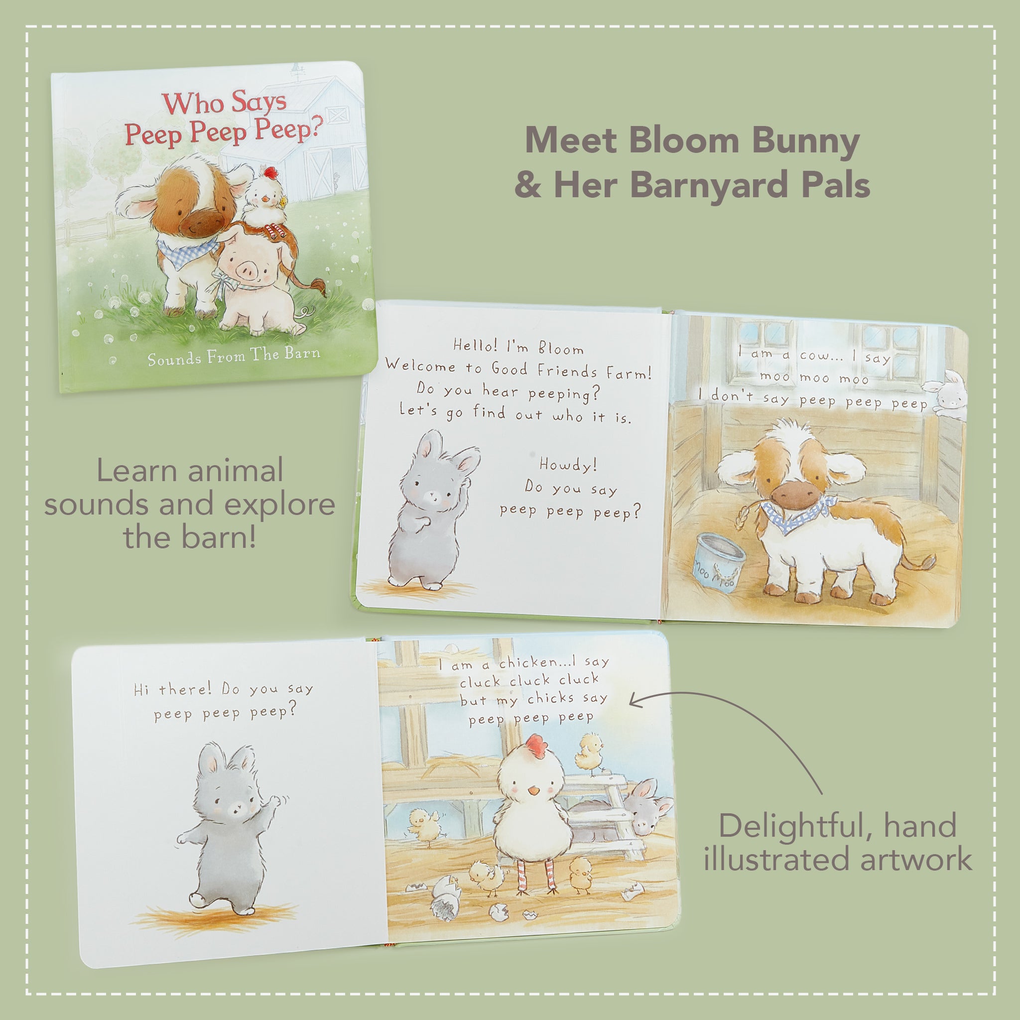 100972: Who Says Peep Peep Peep? Board Book