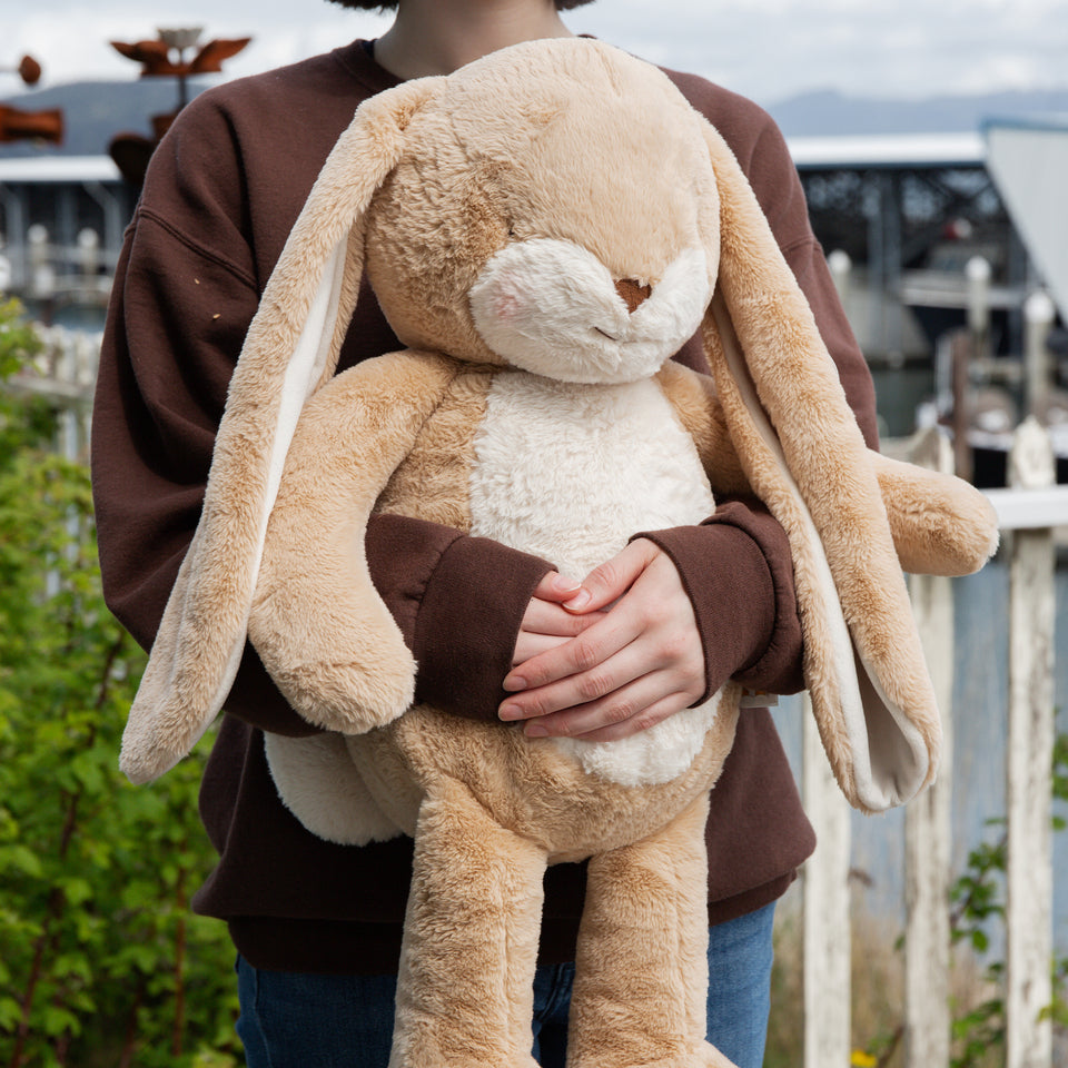 824329: Bigger 26" Nibble Bunny - Almond Joy