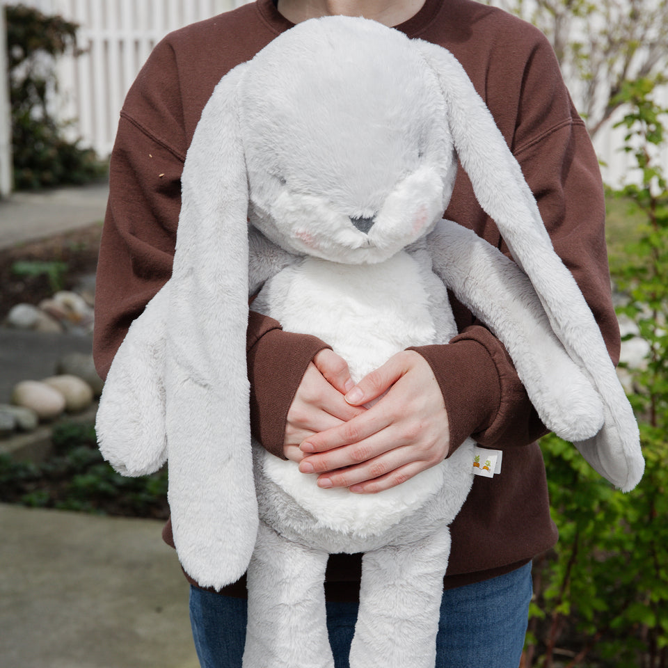 190354: Bigger Nibble 26" Bunny Gray
