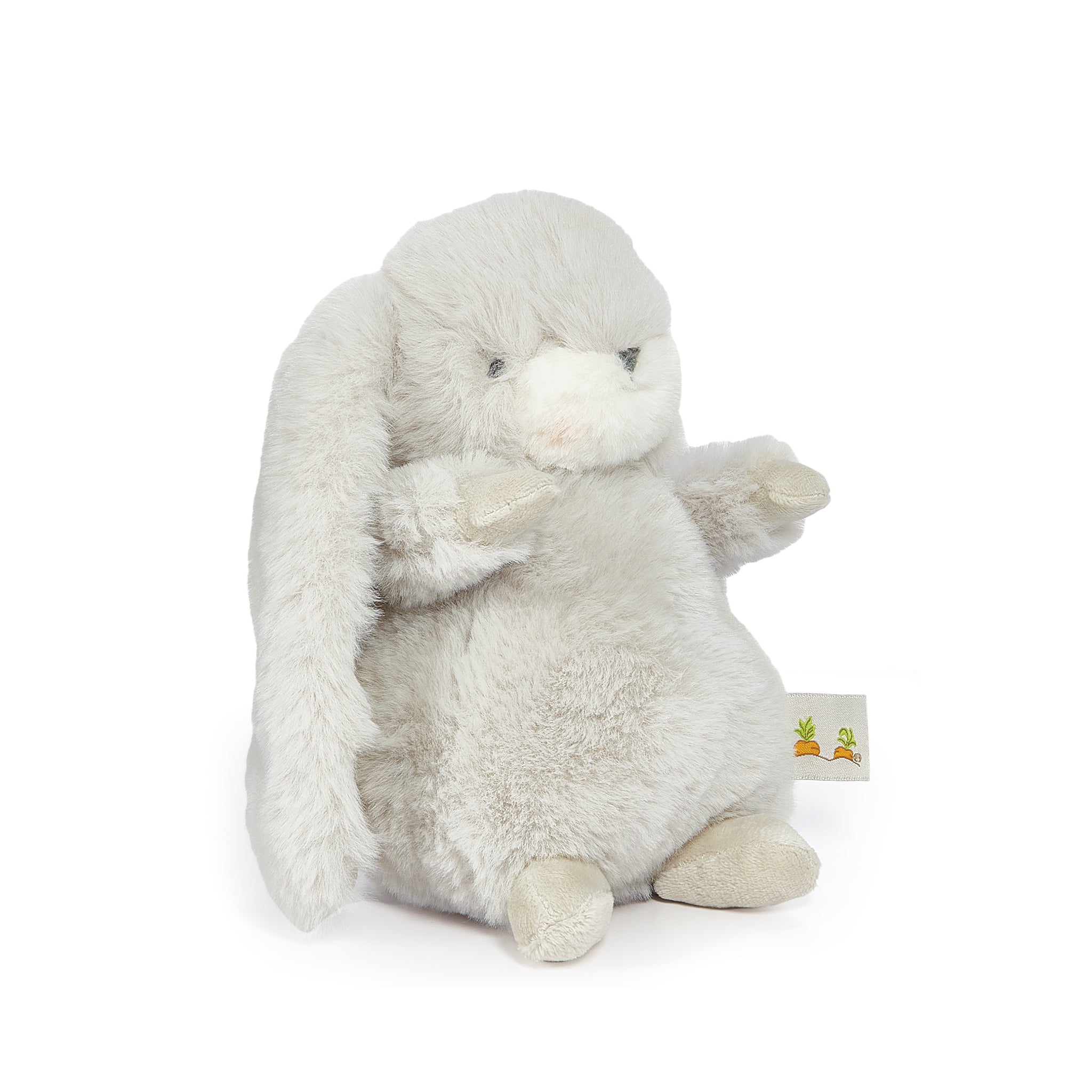 Tiny Nibble 8" Bunny - Gray-Stuffed Animal-SKU: 100431 - Bunnies By The Bay