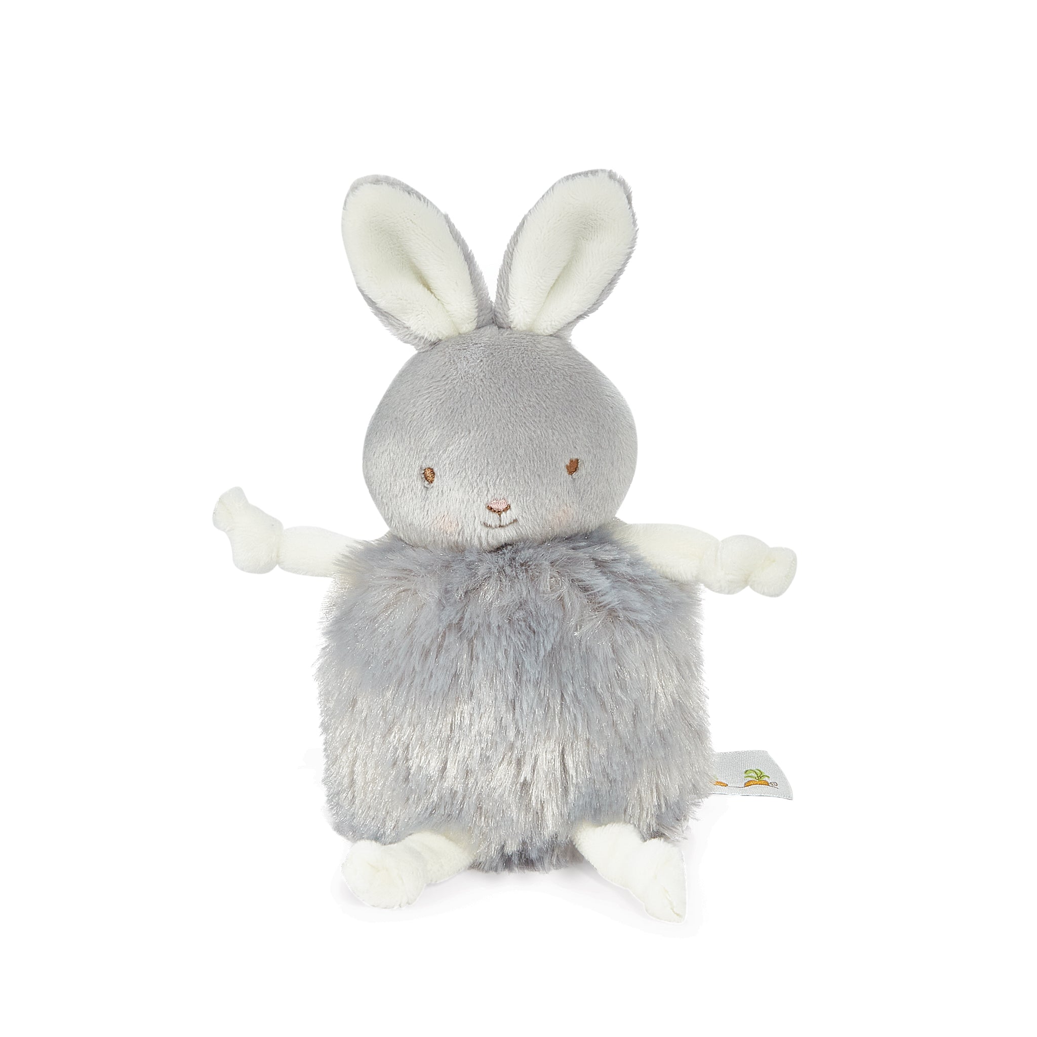 Roly Poly Bloom - Gray Bunny-Stuffed Animal-SKU: 101021 - Bunnies By The Bay