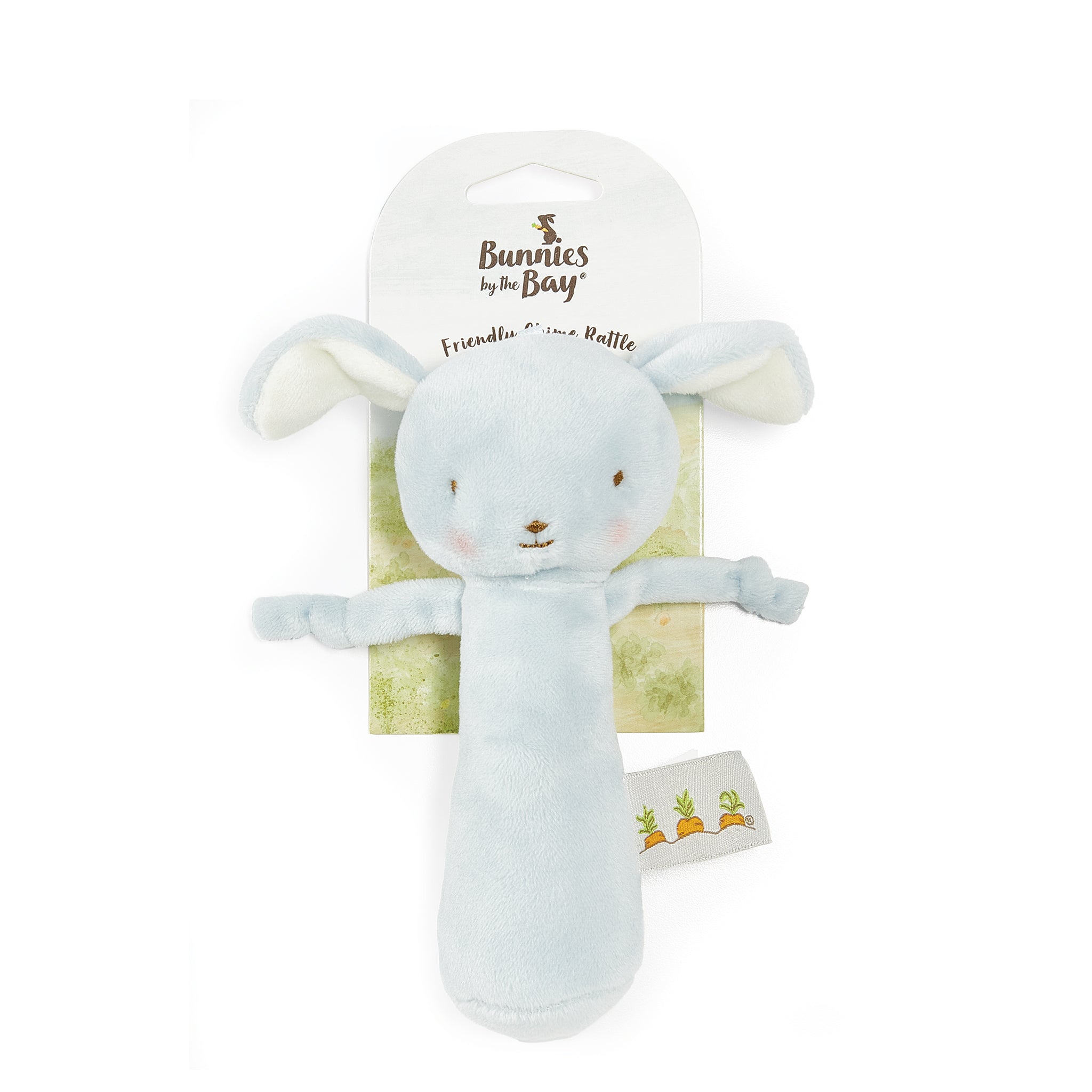 Friendly Chime Puppy - Blue-Rattle-SKU: 101062 - Bunnies By The Bay