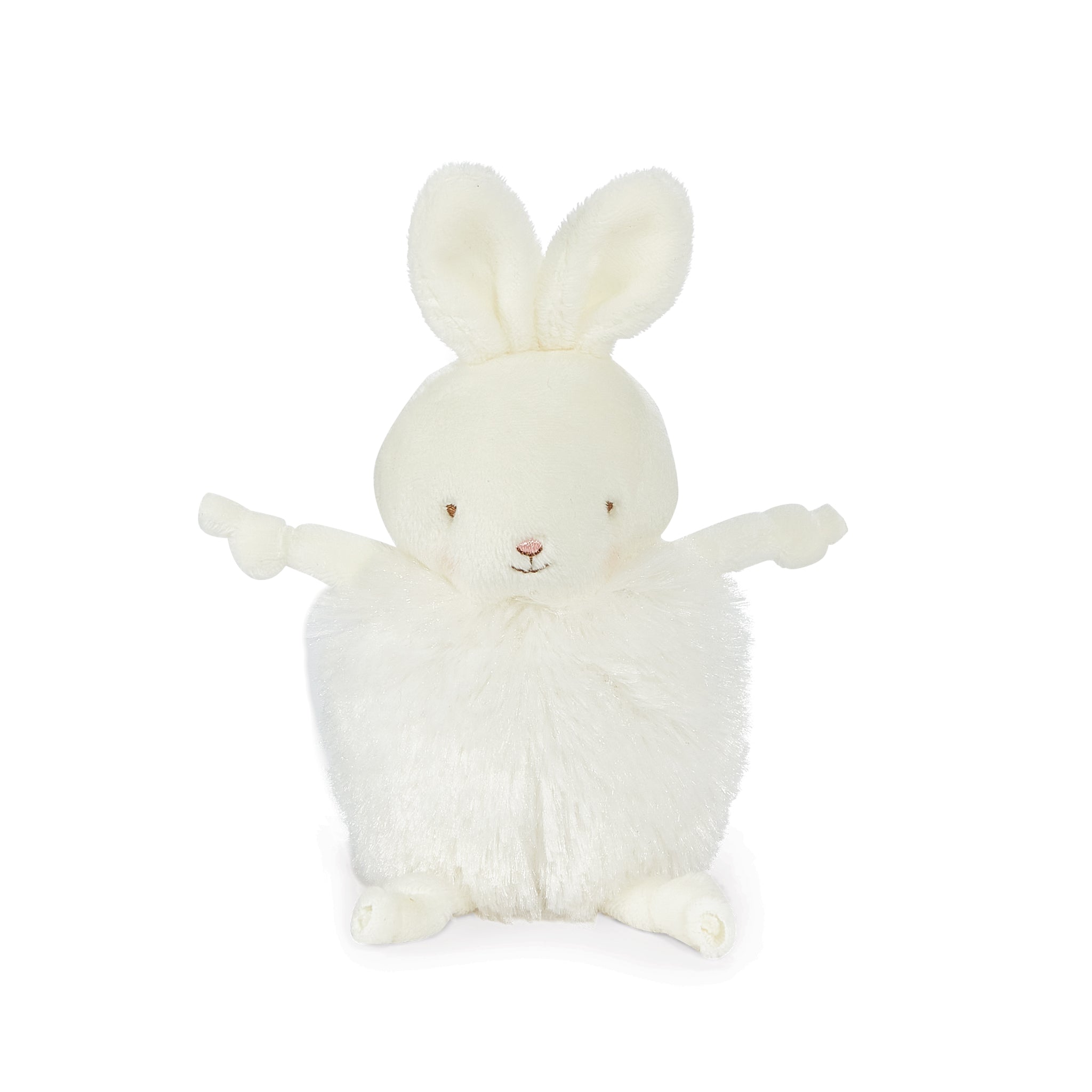 Roly Poly Bun Bun - White Bunny-Stuffed Animal-SKU: 101065 - Bunnies By The Bay