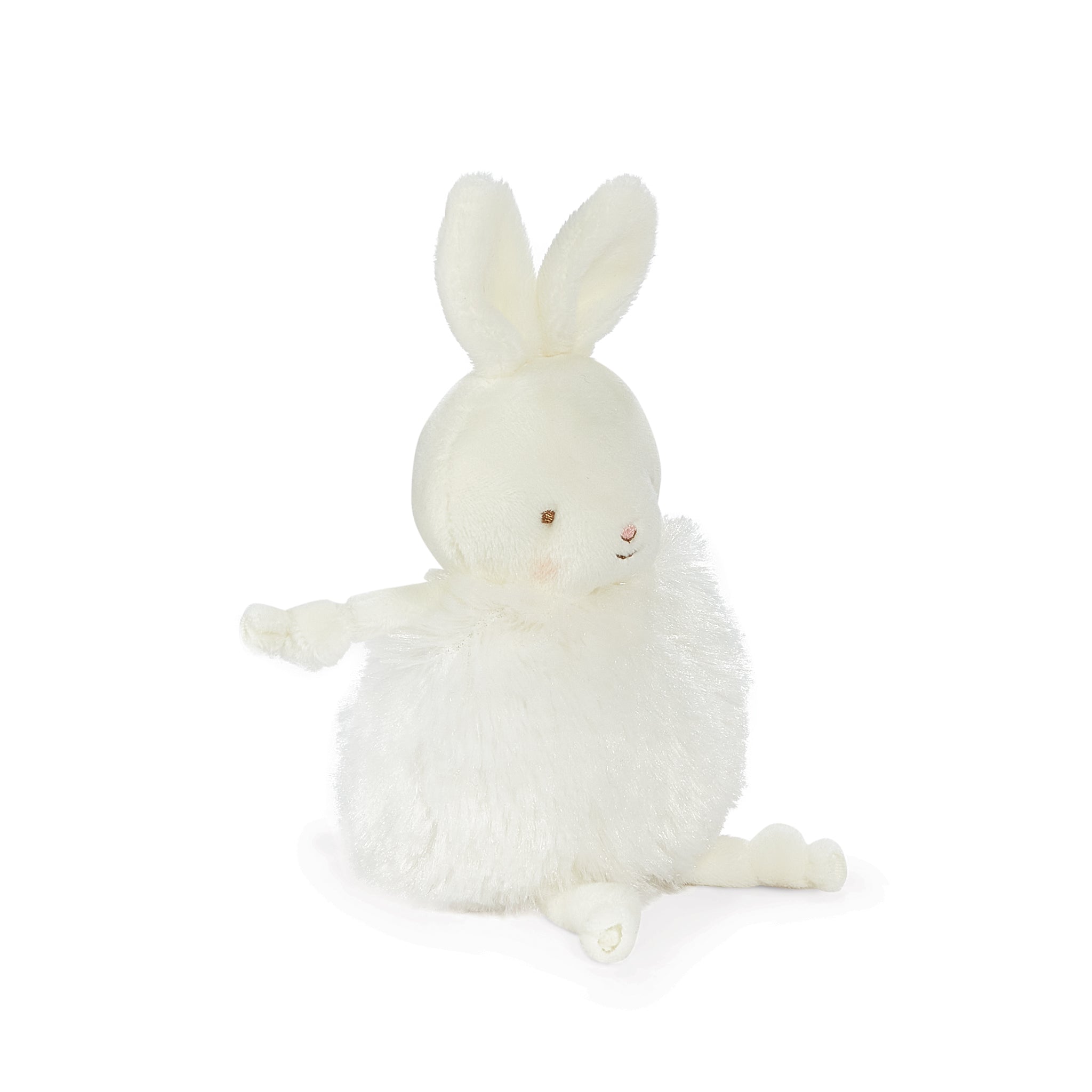 Roly Poly Bun Bun - White Bunny-Stuffed Animal-SKU: 101065 - Bunnies By The Bay