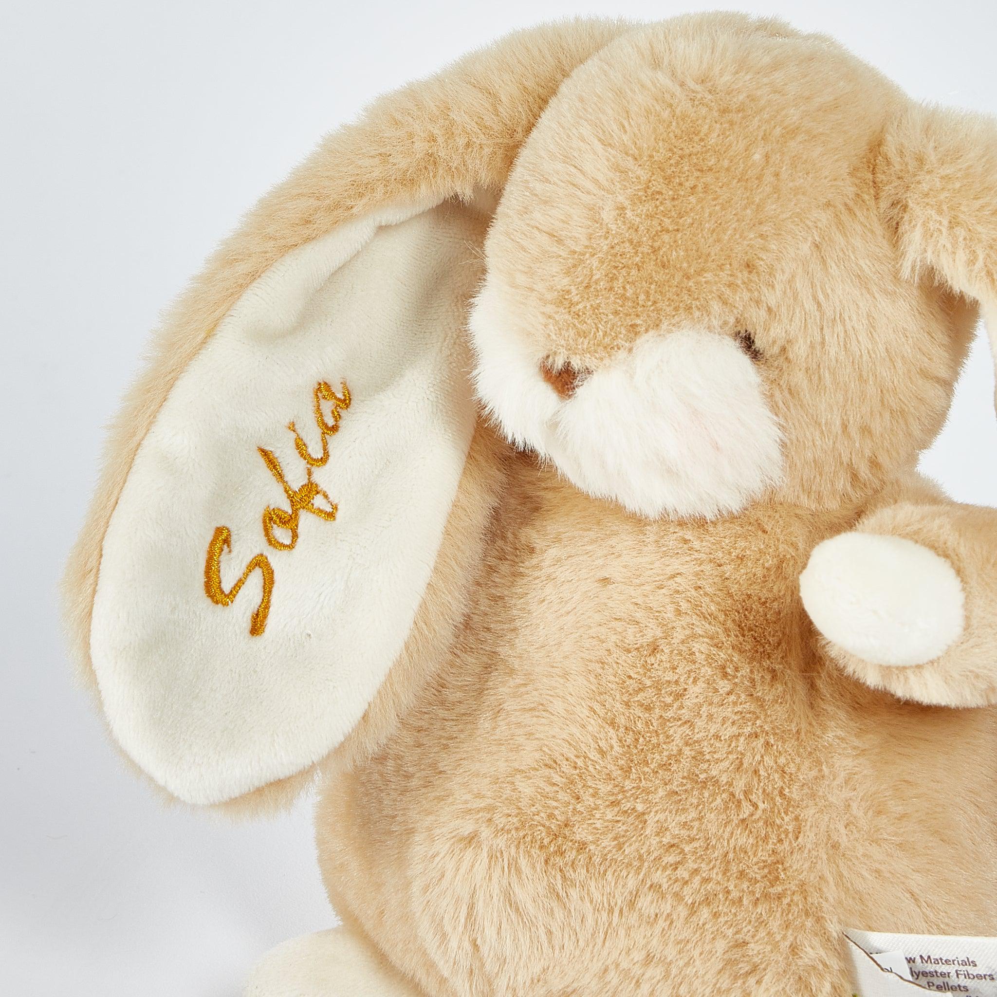 Tiny 8" Nibble Bunny - Almond Joy-Stuffed Animal-SKU: 104422 - Bunnies By The Bay