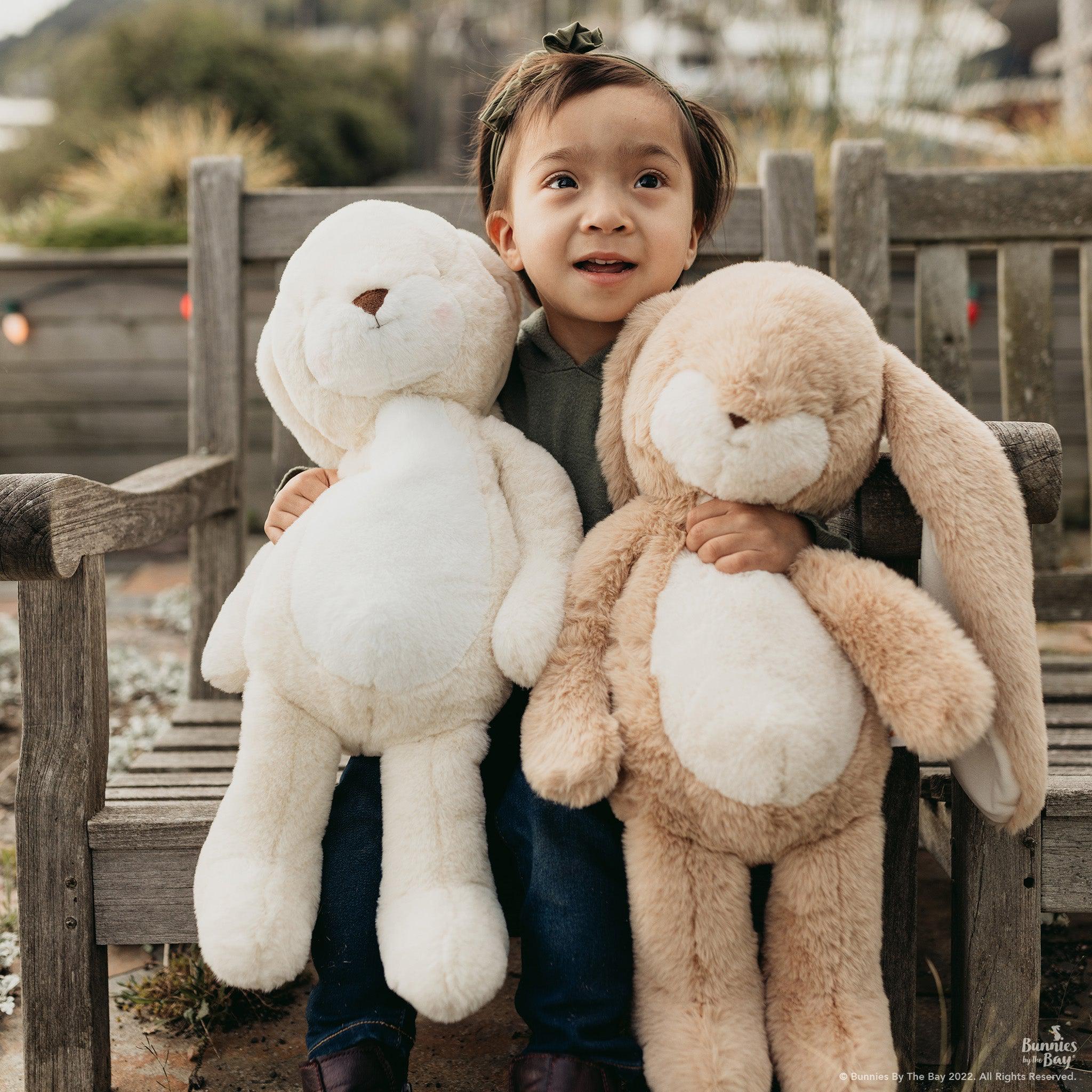 Big Floppy Nibble Bunny - Almond Joy-Fluffle-SKU: 104410 - Bunnies By The Bay