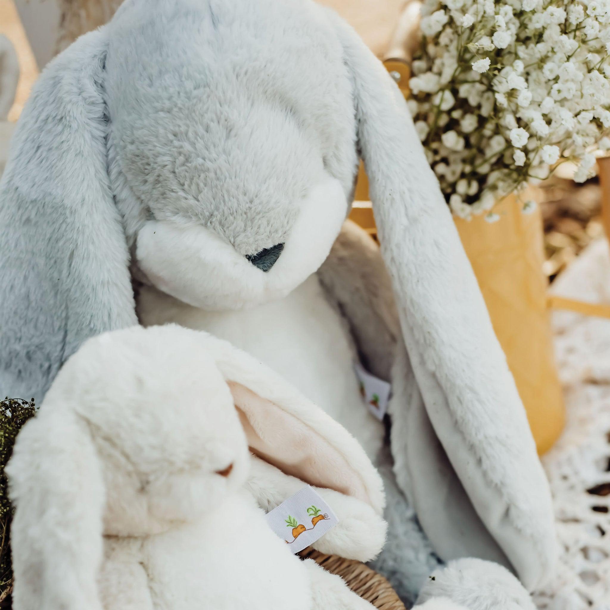 Big Nibble 20" Bunny - Gray-Stuffed Animal-SKU: 100428 - Bunnies By The Bay