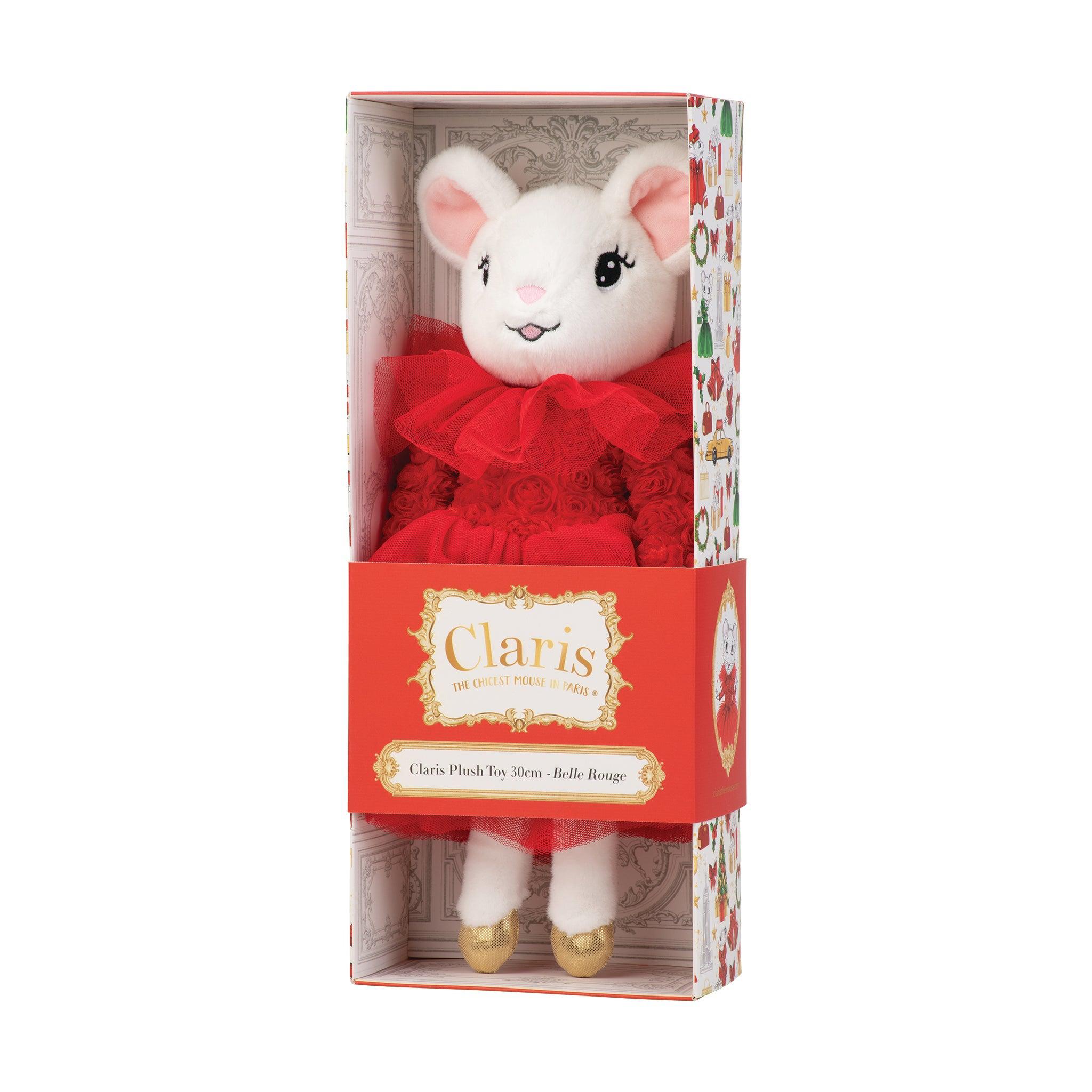 Claris The Mouse - Belle Rouge Plush Doll-Doll-SKU: CLAR2108 - Bunnies By The Bay