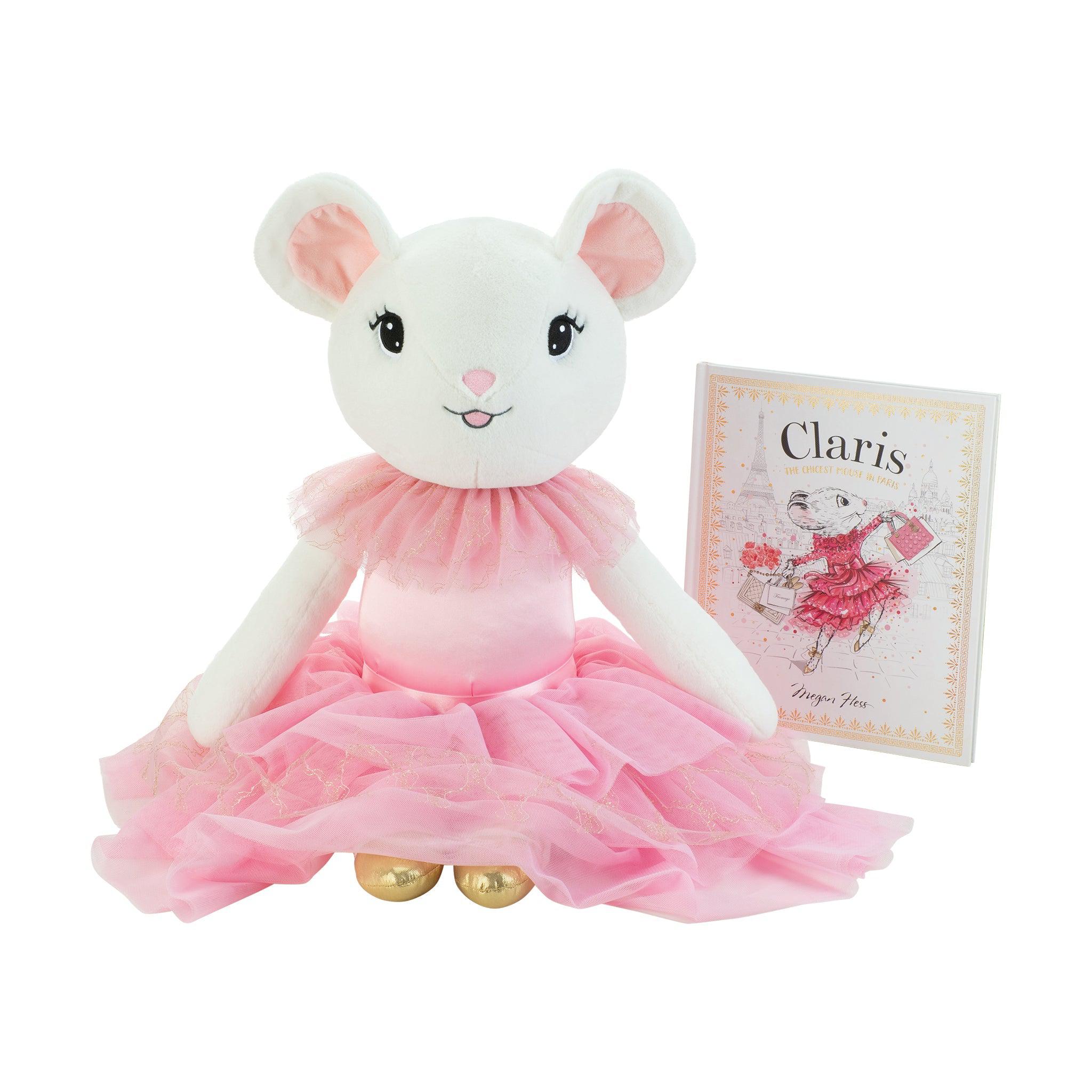 Claris The Mouse - Big Pink Parfait Plush Doll-Doll-SKU: CLAR2110 - Bunnies By The Bay