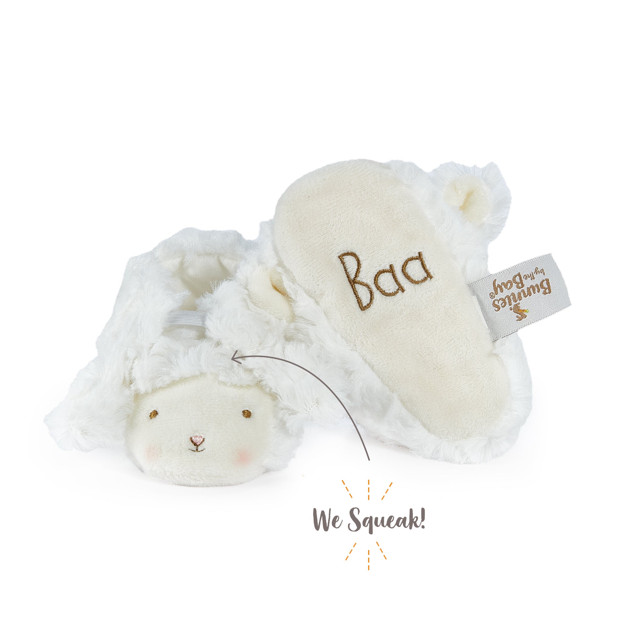 Kiddo Baa Baa Booties-Baby Booties & Slippers-SKU: 190183 - Bunnies By The Bay