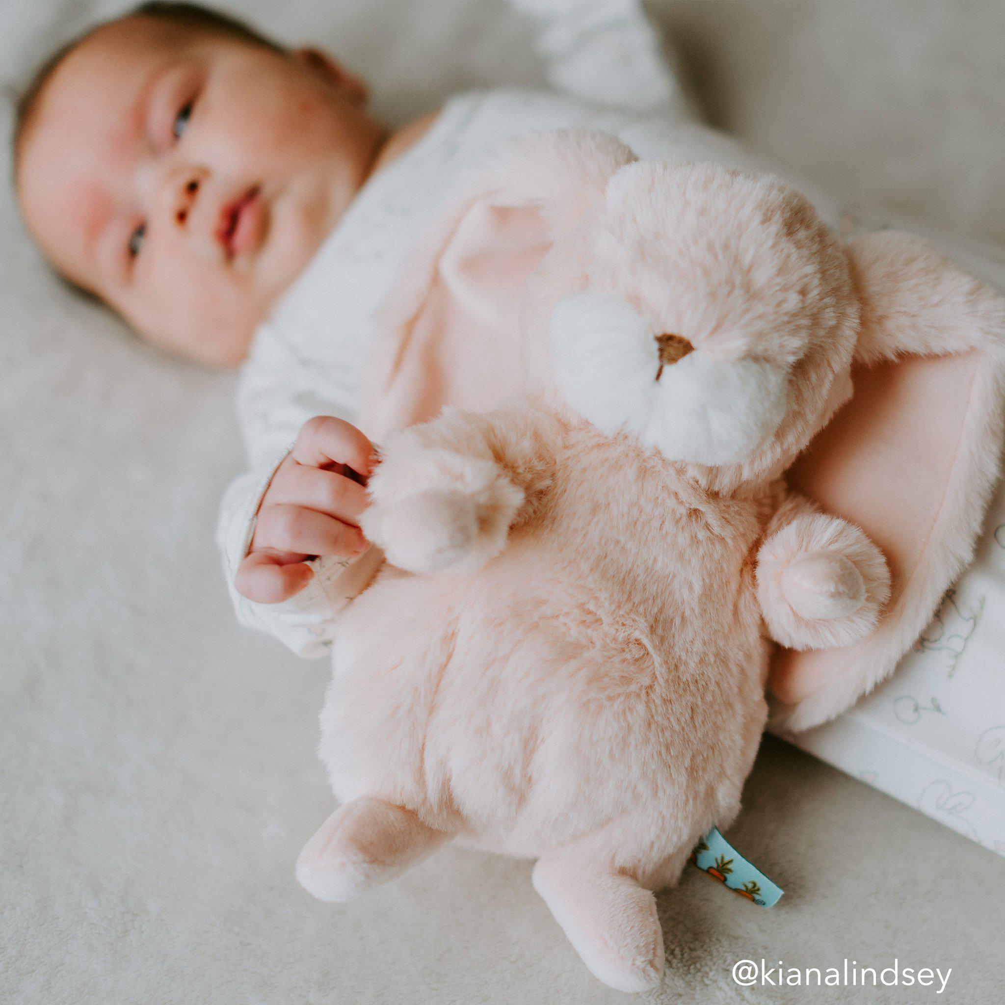 Bunny Plush Stuffed Animal - Tiny Nibble 8" Bunny - Pink-Stuffed Bunny-SKU: 100405 - Bunnies By The Bay