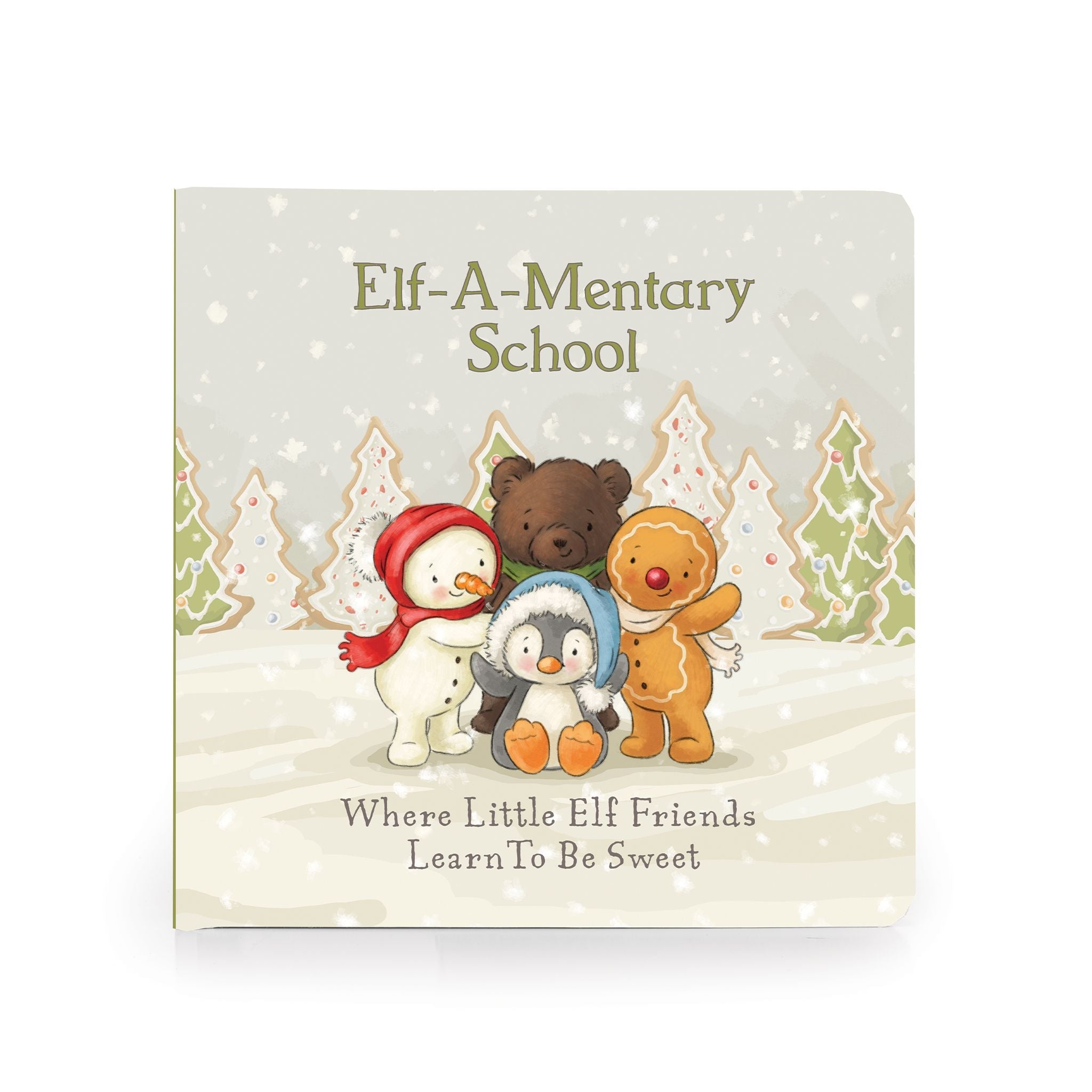 Elf-A-Mentary School- Where Little Ones Learn to be Sweet Board Book-Holiday - Limited Editions-SKU: 190245 - Bunnies By The Bay