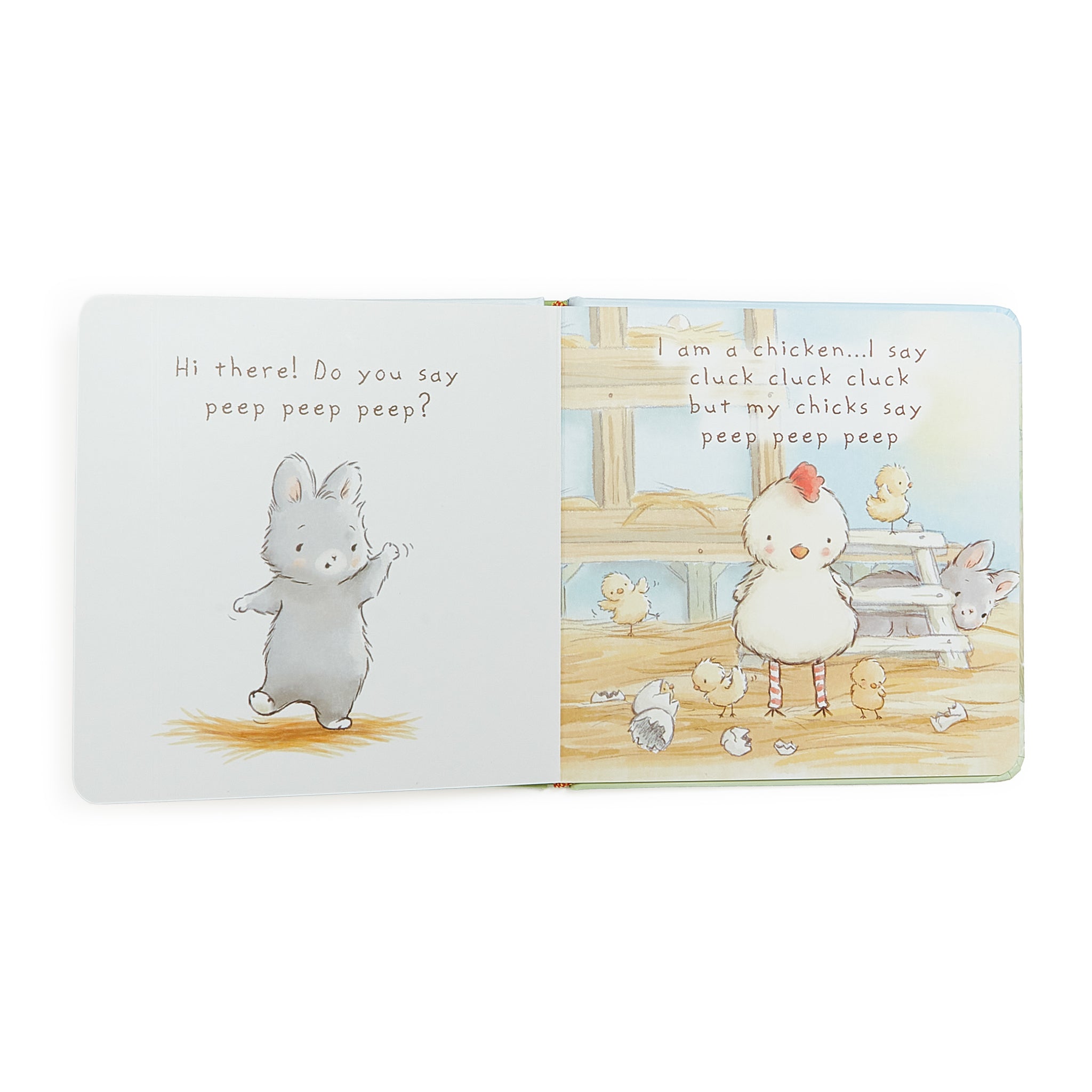 100972: Who Says Peep Peep Peep? Board Book