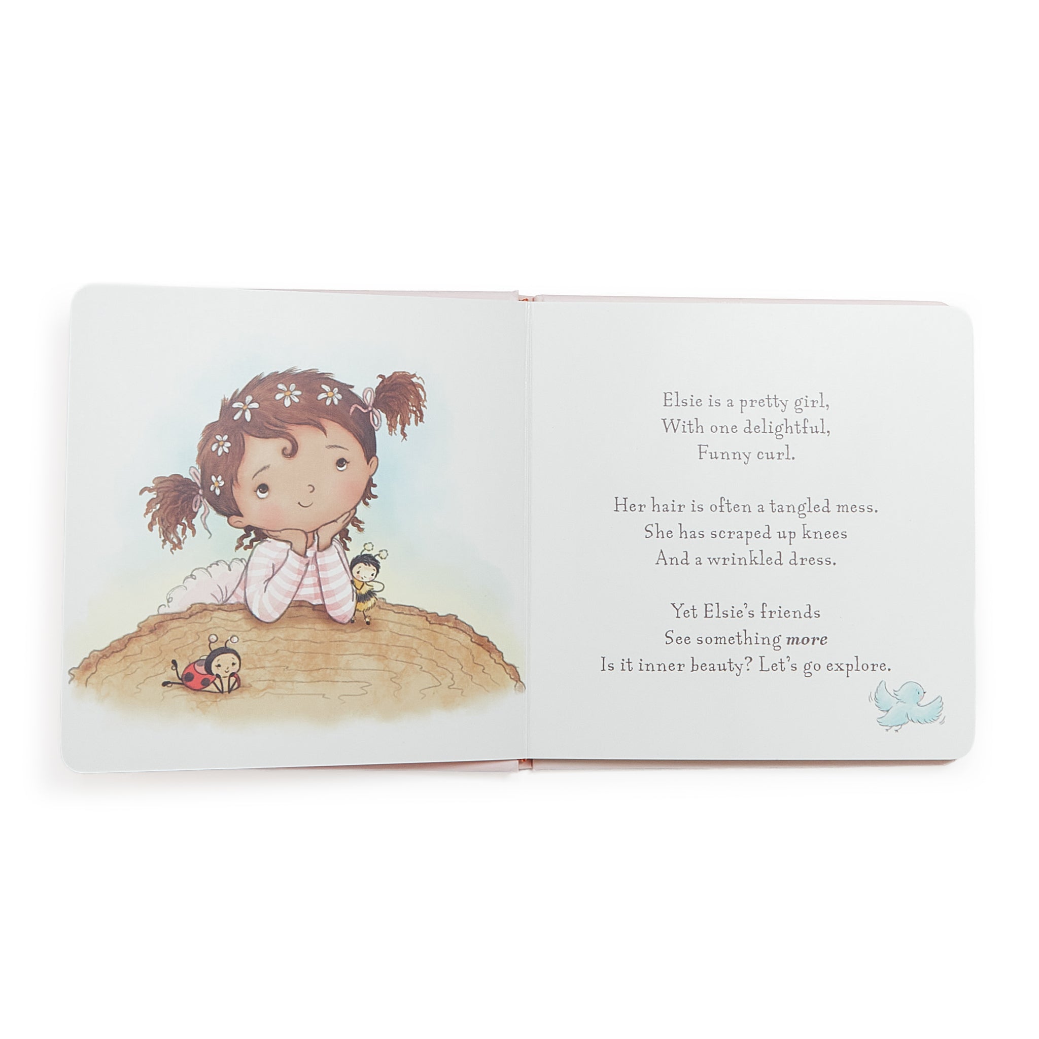 104369: A Pretty Girl Board Book - Brown Hair