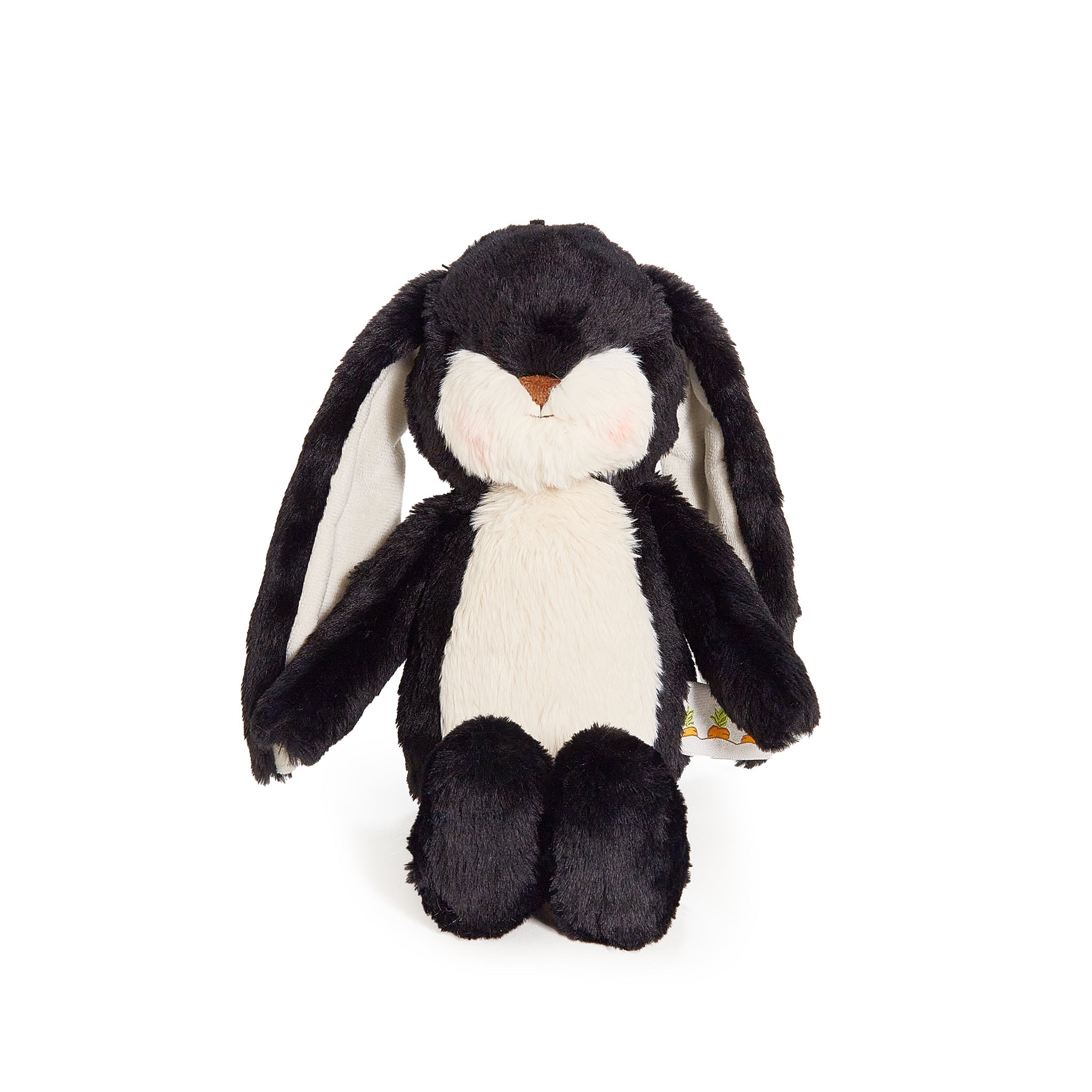 Wee 8" Floppy Nibble Bunny - Black-Stuffed Animal-SKU: - Bunnies By The Bay