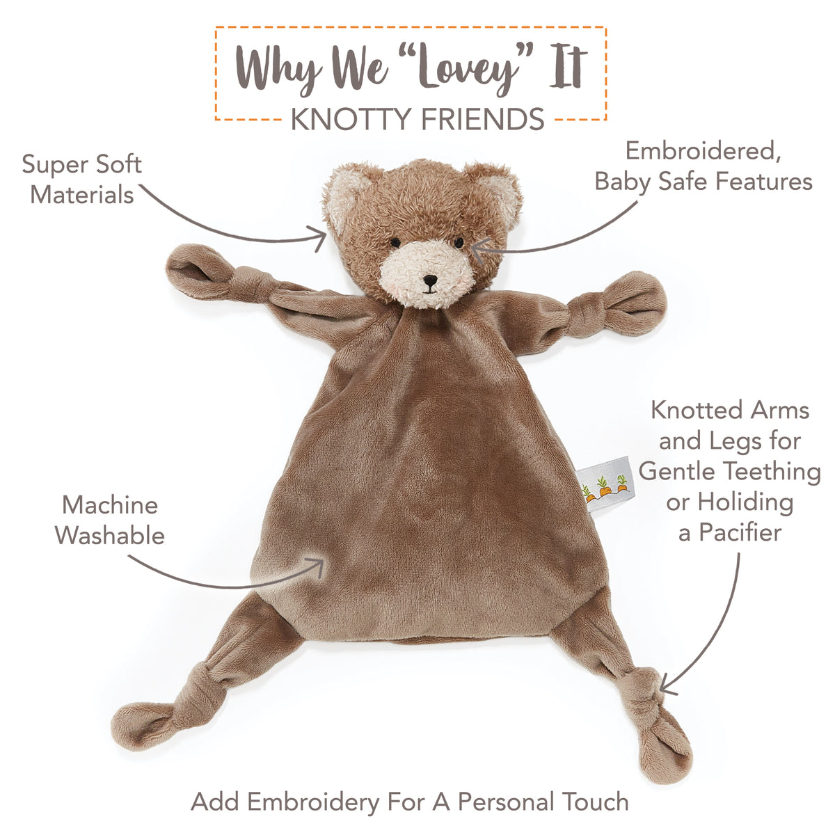 190769: Cubby Bear Knotty Friend