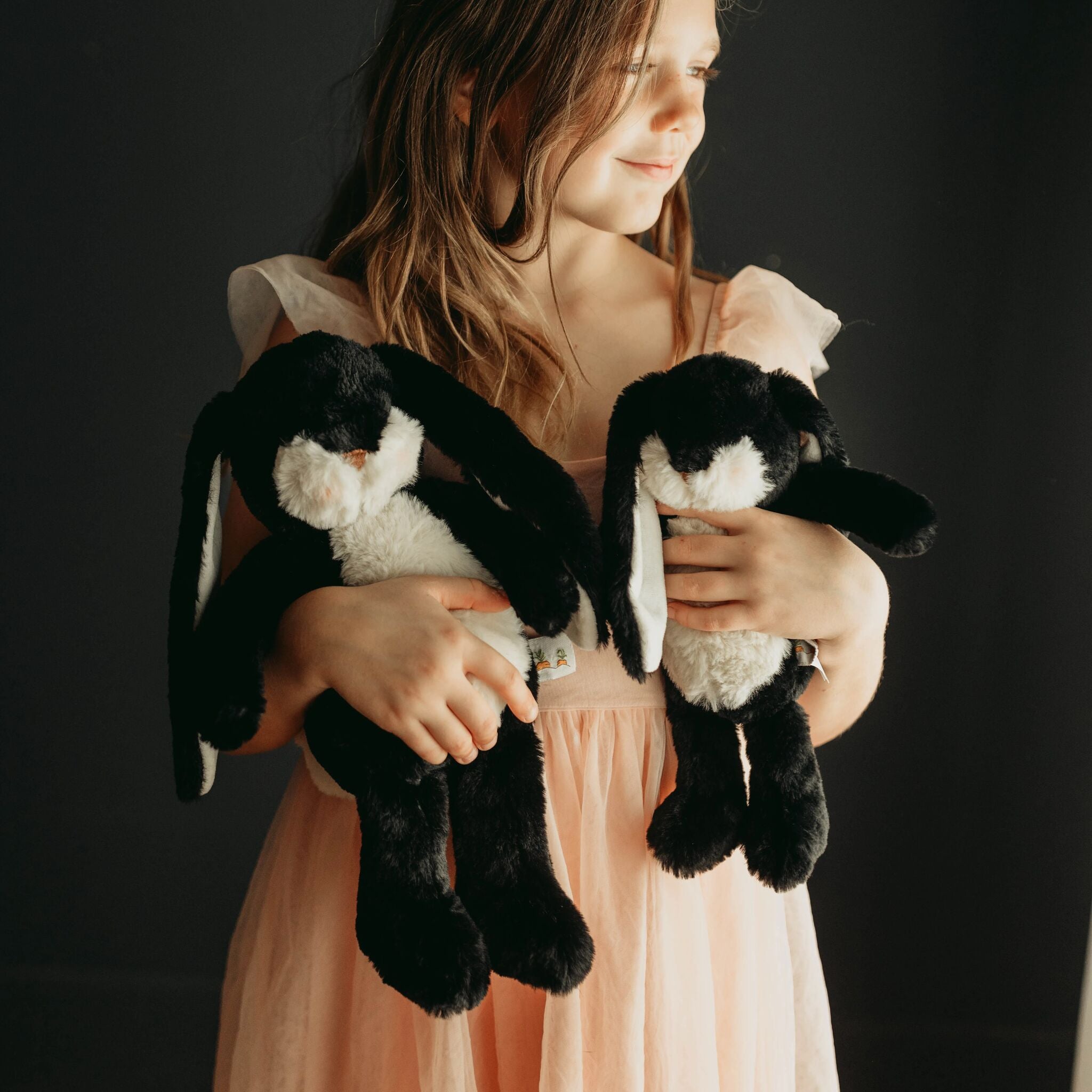 190633: Wee 8" Floppy Nibble Bunny - Black