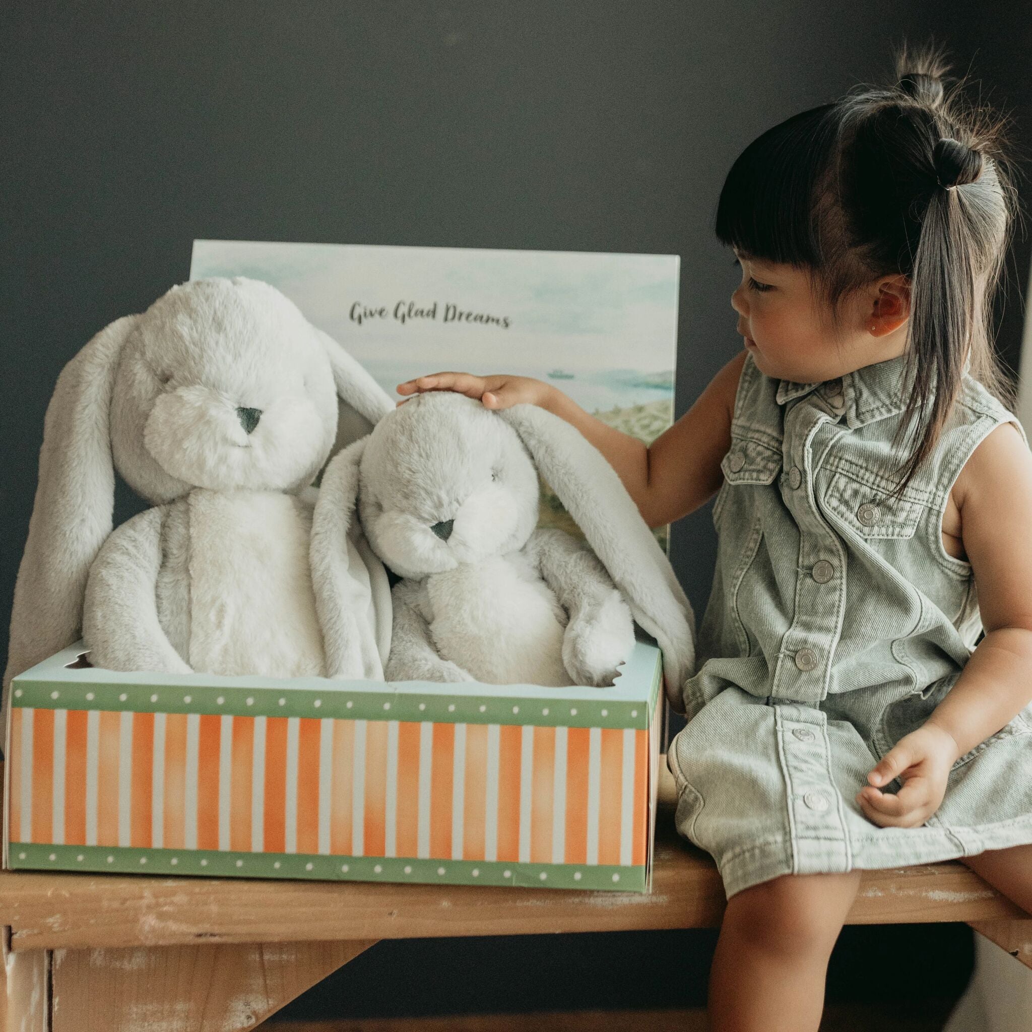 Sweet 16" Floppy Nibble Bunny - Gray-Stuffed Animal-SKU: - Bunnies By The Bay