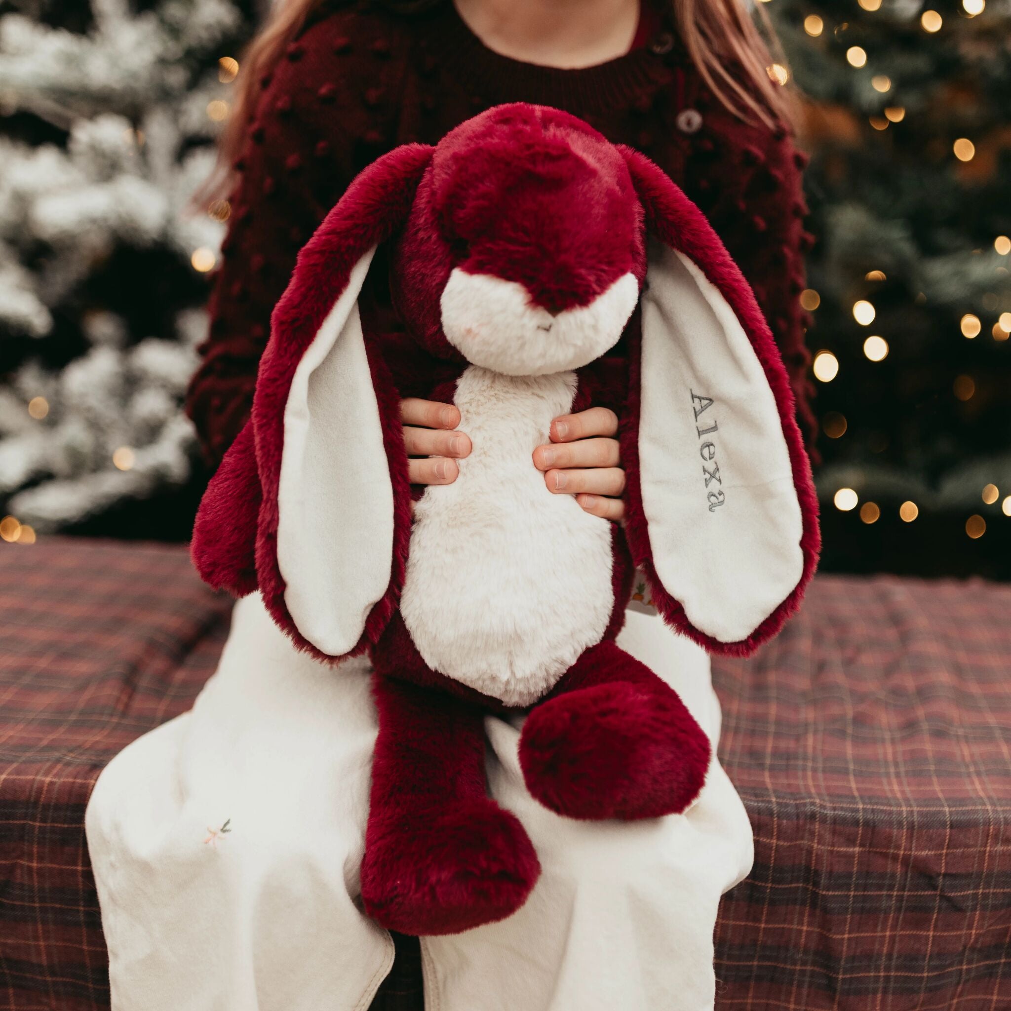 190731: Sweet 16" Floppy Nibble Bunny – Mulberry