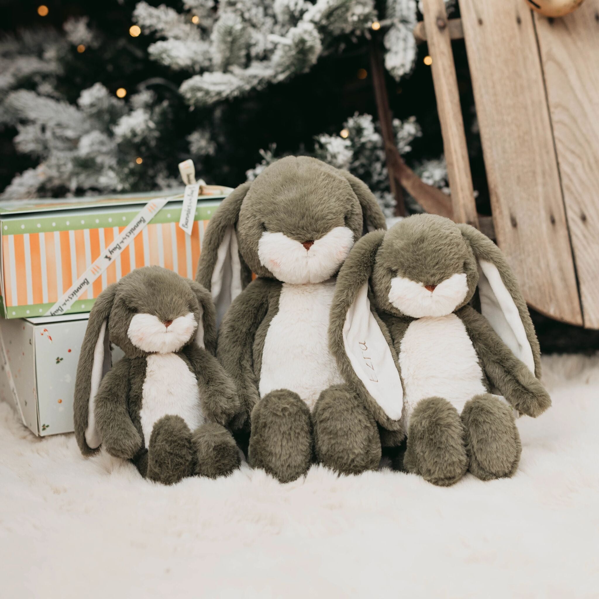 190735: Little 12" Floppy Nibble Bunny - Pine