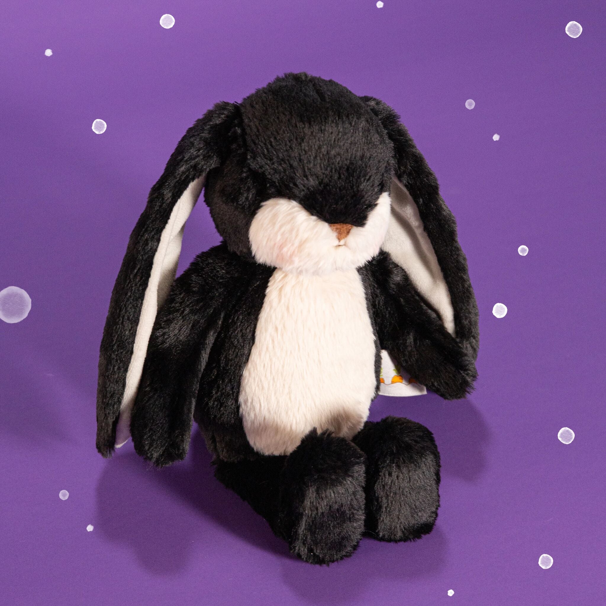 190633: Wee 8" Floppy Nibble Bunny - Black