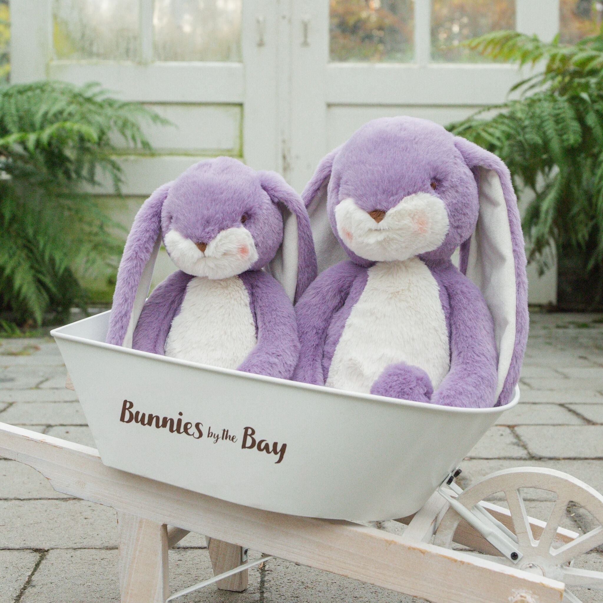 Sweet 16" Floppy Nibble Bunny – Amethyst-Stuffed Animal-SKU: - Bunnies By The Bay
