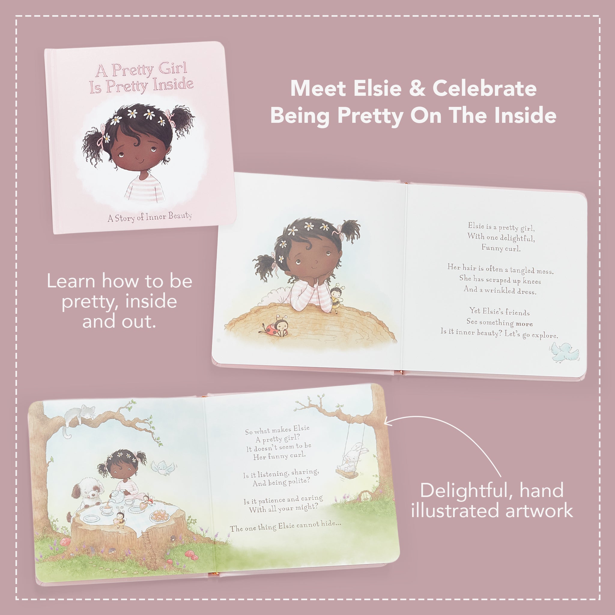 497127: A Pretty Girl Book - Black Hair