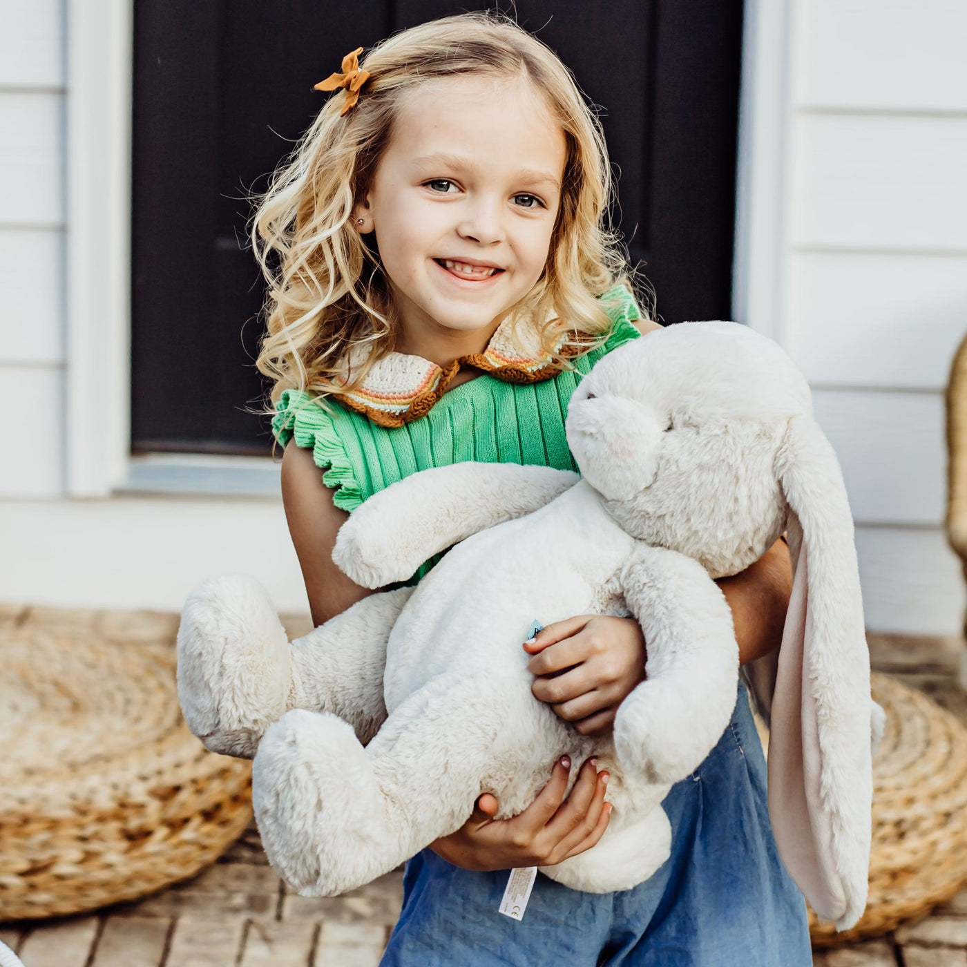 Big Nibble 20 inch Bunny Cream Wholesale Stuffed Animals Bunnies